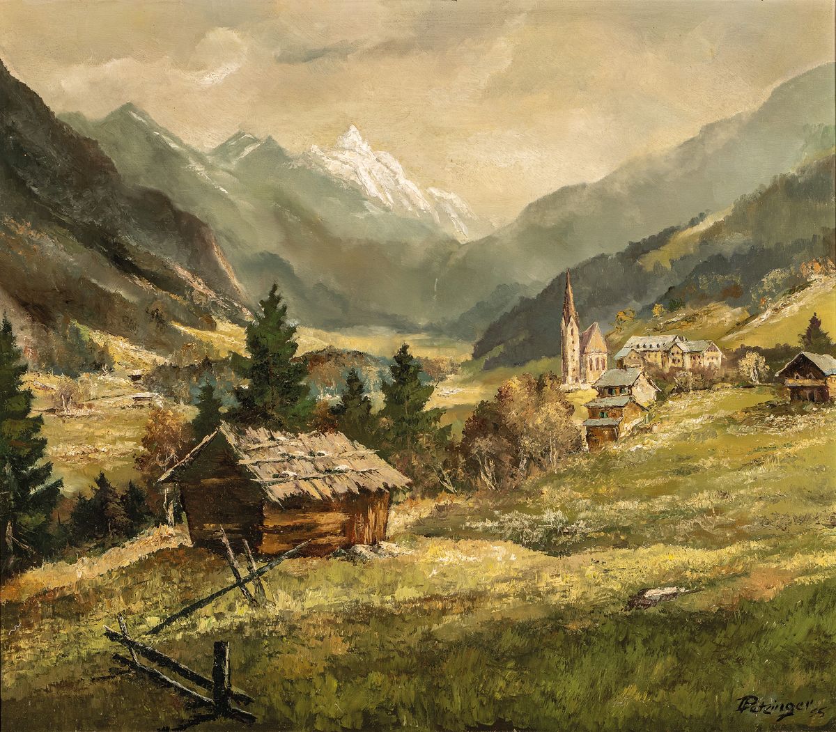 Ludwig Petzinger, 1927-2014 Pirmasens, bekannter "Wasgau-Maler", mit zahlreichen Werken in den Sammlungen der Stadt Pirmasens vertreten, ...