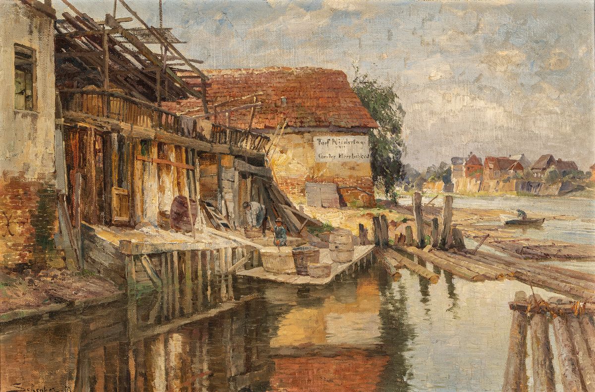 Jacques Matthias Schenker, 1854 Luzern-1927 Vitznau, Studium an der Akademie Düsseldorf und an der Großherzoglich-Sächsischen Kunstschule Weimar, ...