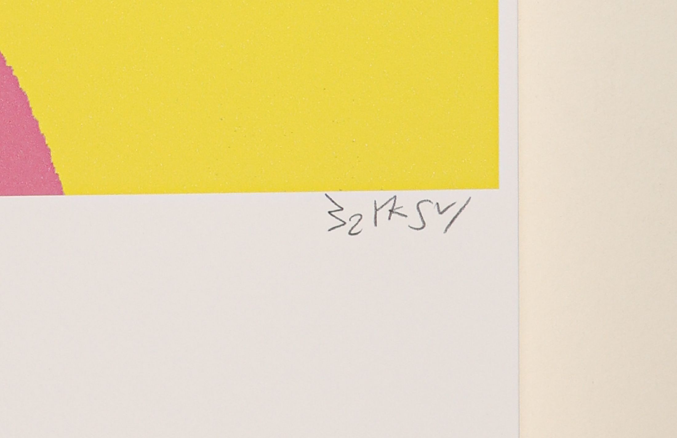 Detail a: Banksy, Lithografie, "Kate Moss", sign., num. 48/60, mit dem typischen Trockenstempel, ca. 70x50 cm