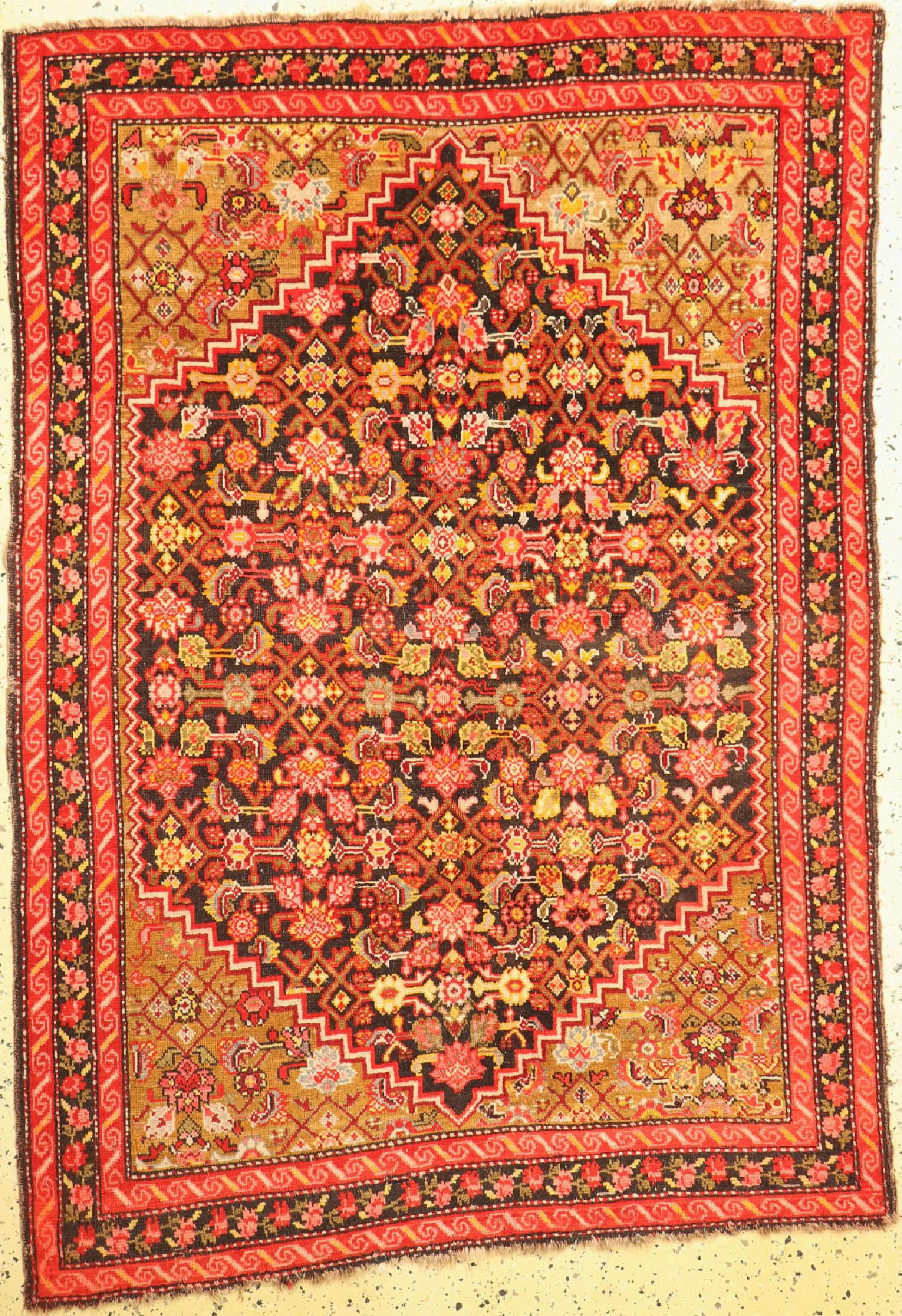 Karabagh, Kaukasus, um 1930, Wolle auf Wolle, ca. 191 x 130 cm, EHZ: 3-4