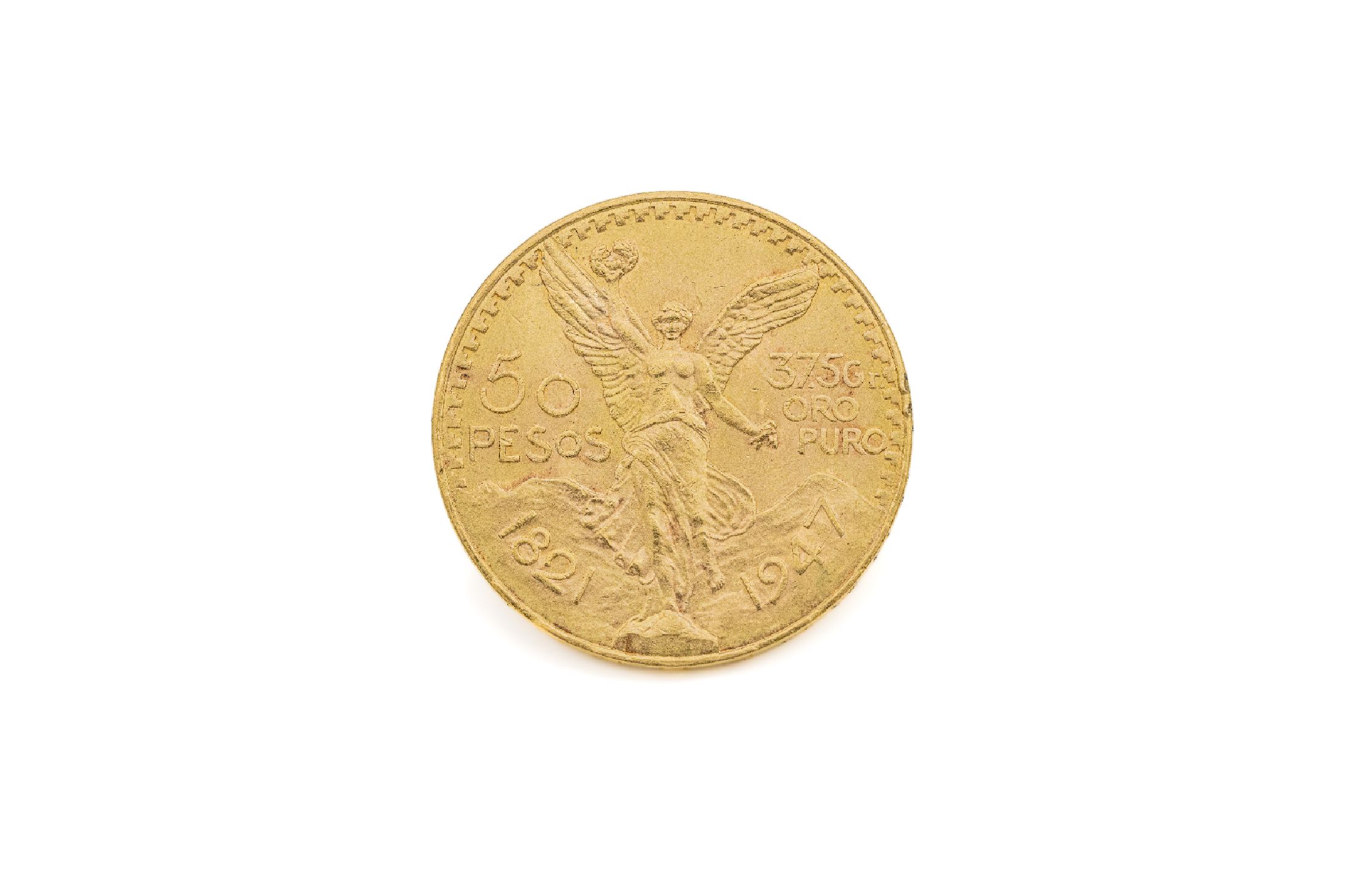Goldmünze 50 Pesos, Mexiko 1947, Estados unidos mexicanos, 37.5 g oro puro