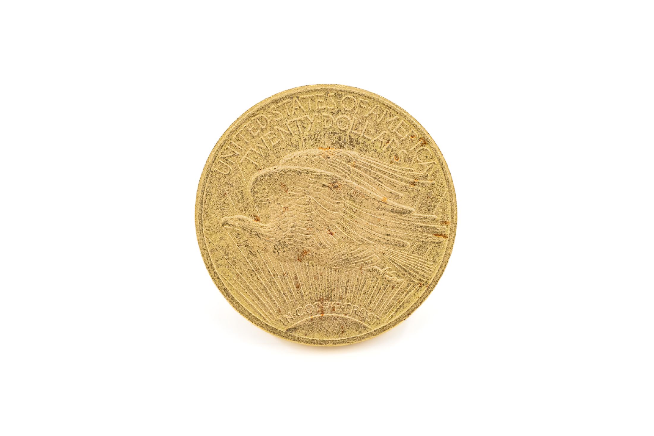 Detail b: 20 Dollar Goldmünze 1924, Liberty, United States of America, In God we trust, Weißkopfseeadler