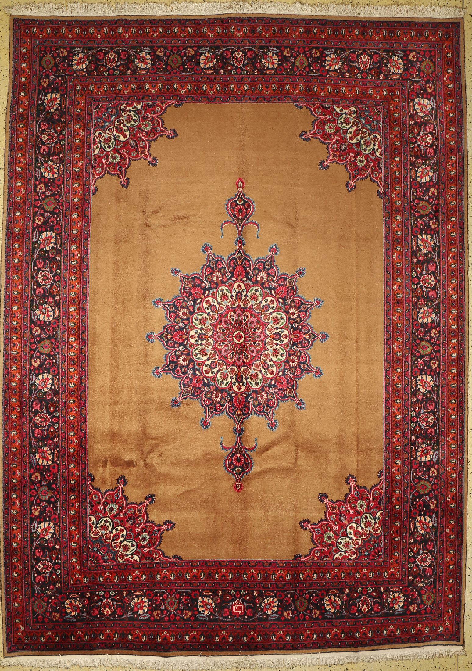 Birjand, Persien, um 1960, Wolle auf Baumwolle, ca. 378 x 268 cm, EHZ: 1-2