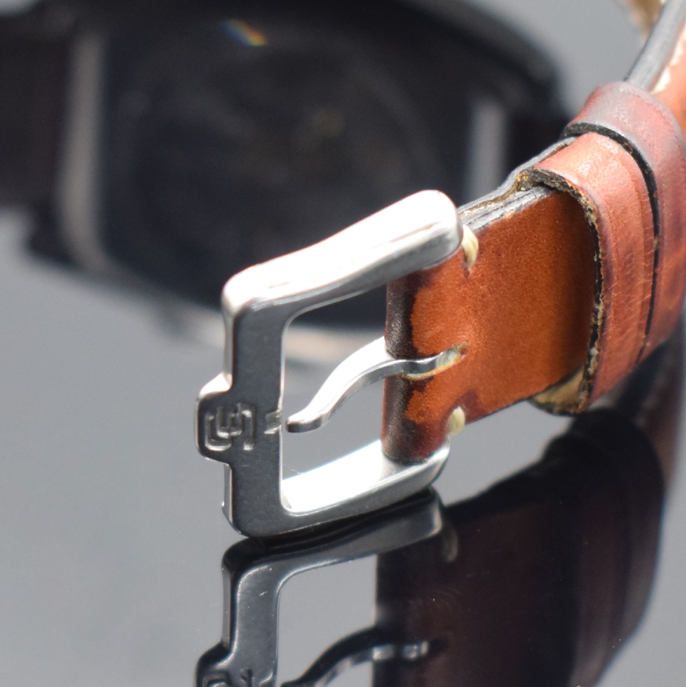 Detail b: SCHWARZ-ETIENNE Villeroy Herrenarmbanduhr mit Chronograph Kaliber Lemania 1874, Schweiz um 1997, Handaufzug, 2-teil. Geh. in Edelstahl, Boden 4-fach ...