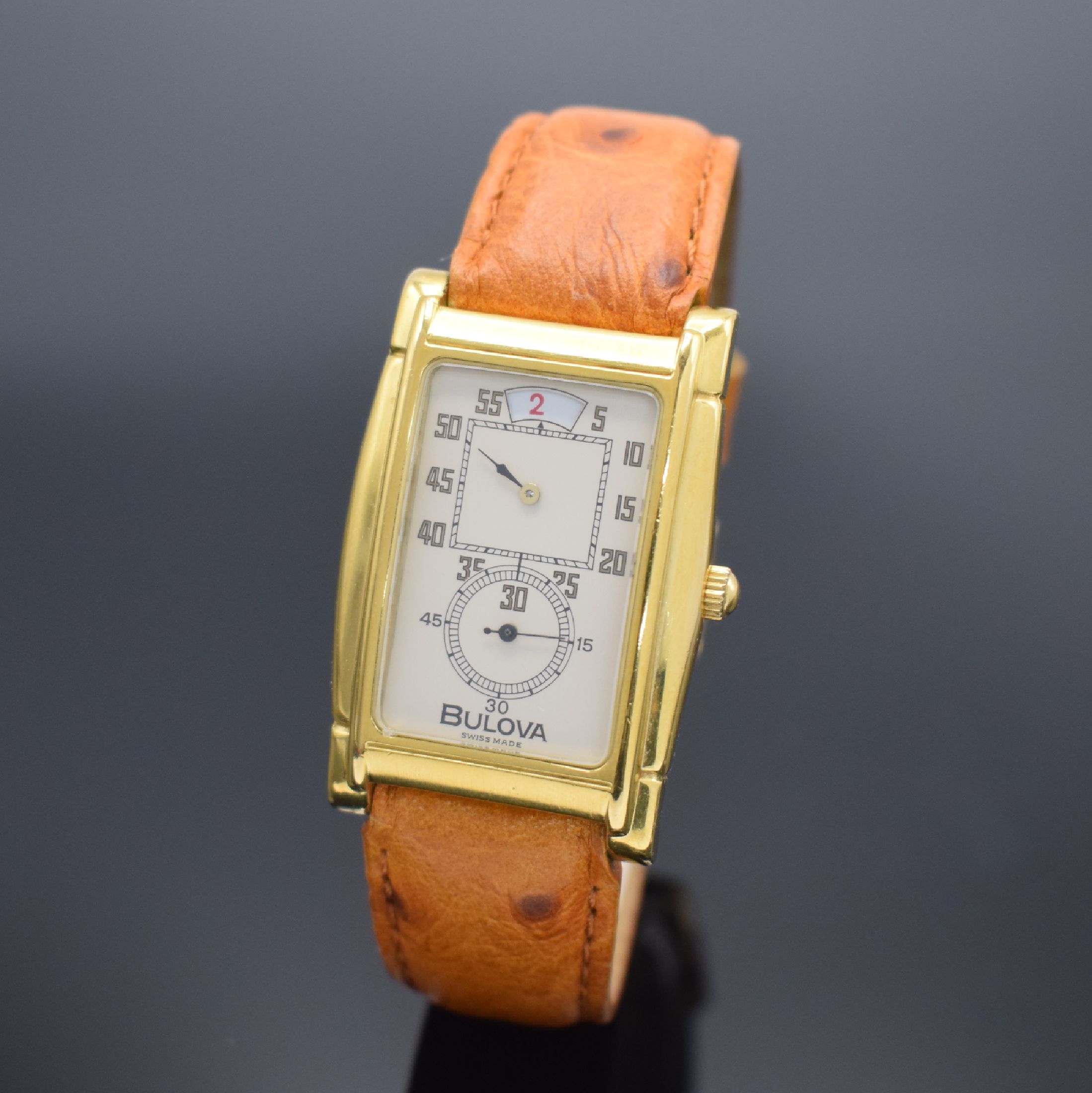 Detail d: DANIEL JEANRICHARD TV Screen Herrenarmbanduhr mit Chronograph Referenz 25016, Schweiz um 2000, Automatik, 2-teil. Edelstahlgeh., Boden 4-fach ...