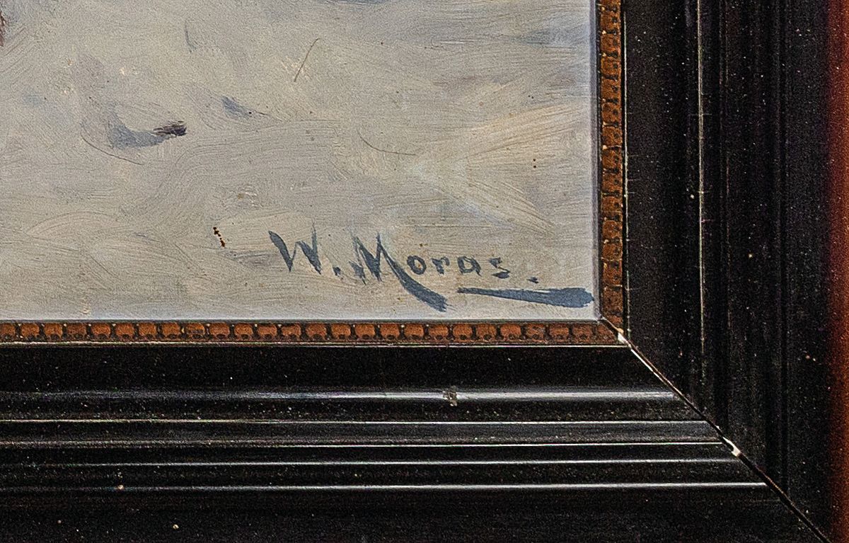 Detail a: Walter Moras, 1856 Berlin-1925 Harzburg, ausgebildet im Atelier von Hermann Eschke, 1876 erste Ausstellung in der Kgl. Akademie der Künste in ...