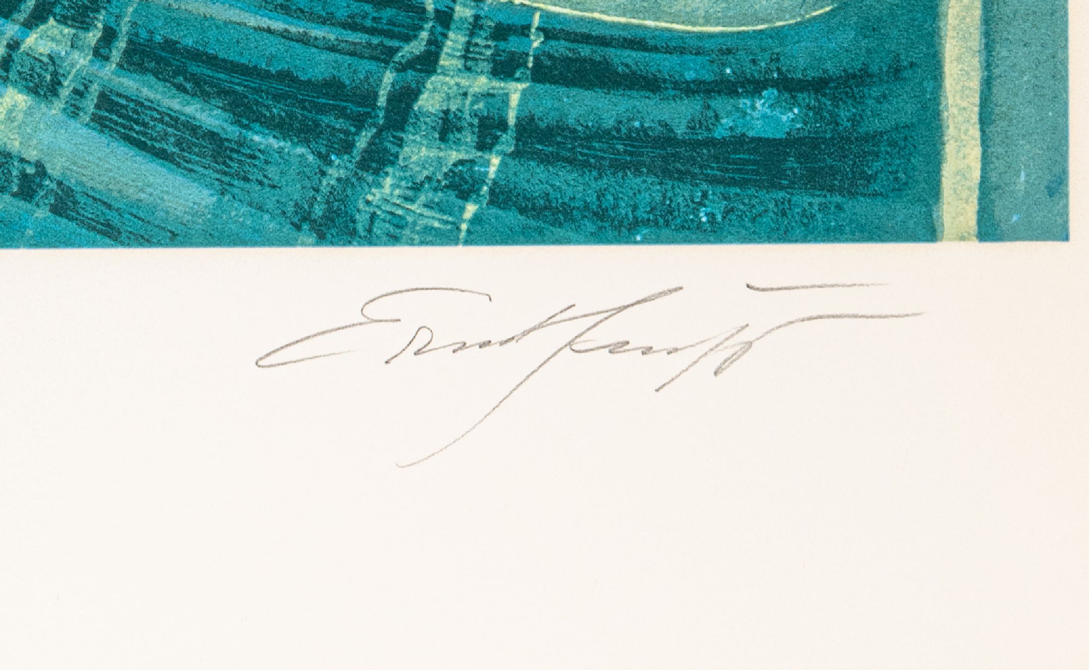 Detail a: Ernst Fuchs, 1930-2015 Wien, Farblithographie, handsign., num. 182/450, unter Glas gerahmt