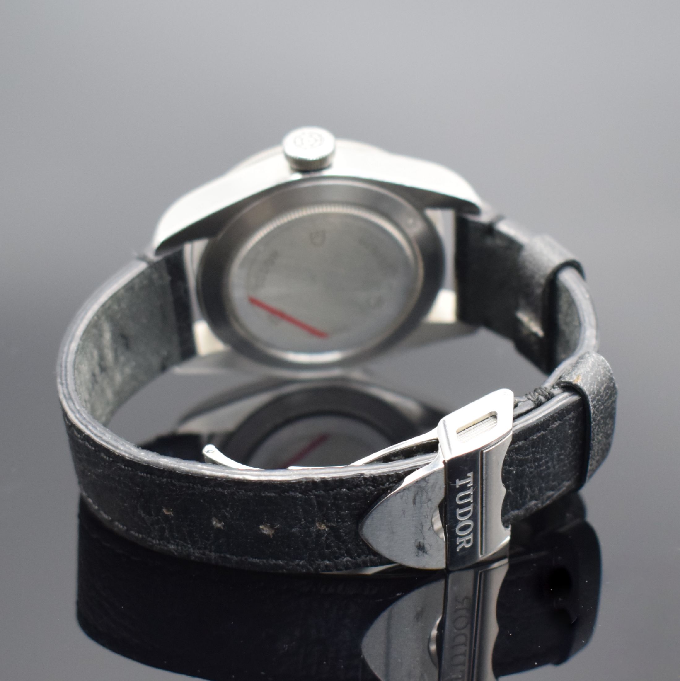 Detail b: TUDOR Herrenarmbanduhr Heritage Black Bay Referenz 79220N, Schweiz verk. lt. beil. orig. Garantiekarte 03/2018, Automatik, verschr. Edelstahlgeh. ...