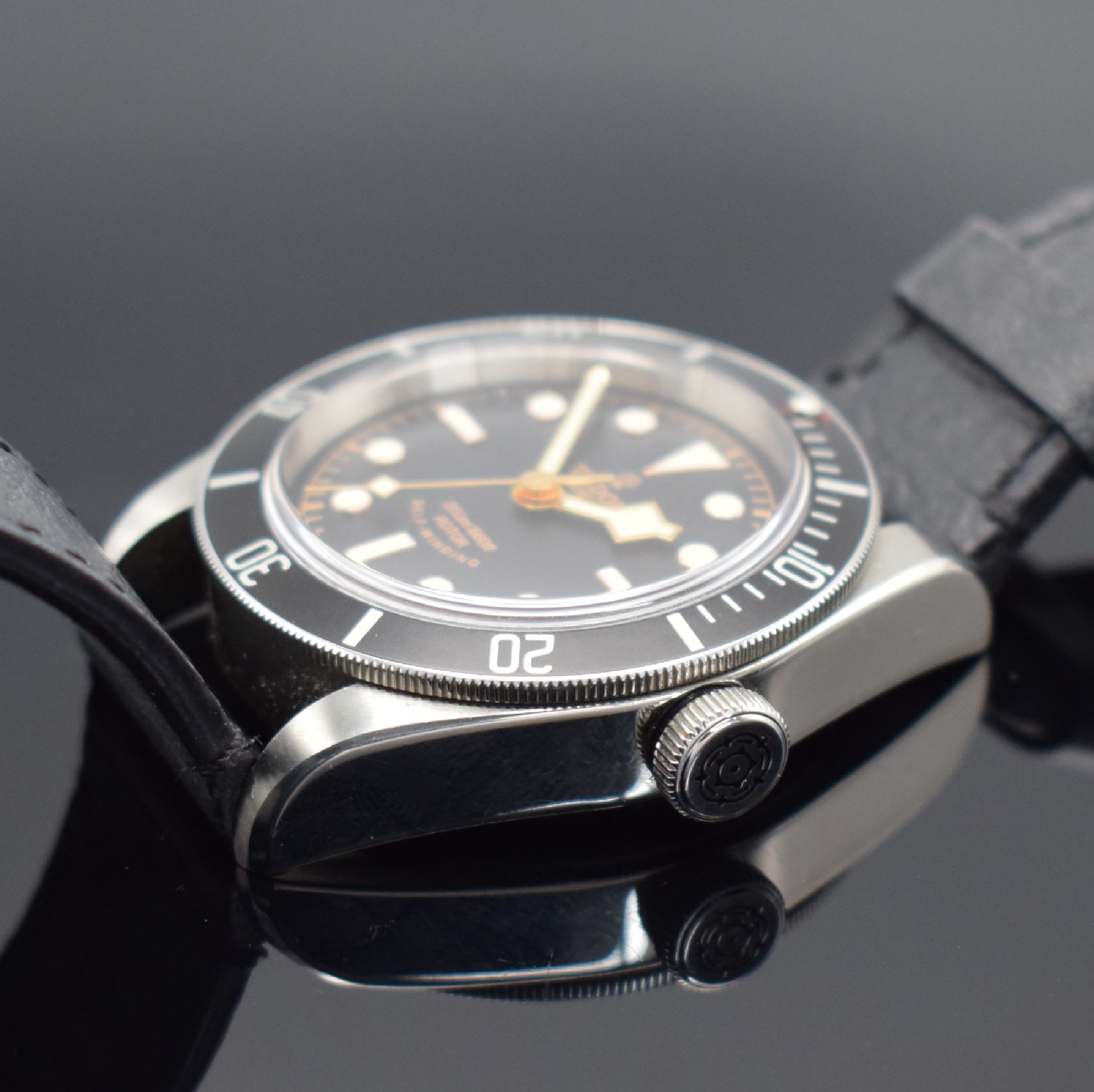 Detail c: TUDOR Herrenarmbanduhr Heritage Black Bay Referenz 79220N, Schweiz verk. lt. beil. orig. Garantiekarte 03/2018, Automatik, verschr. Edelstahlgeh. ...