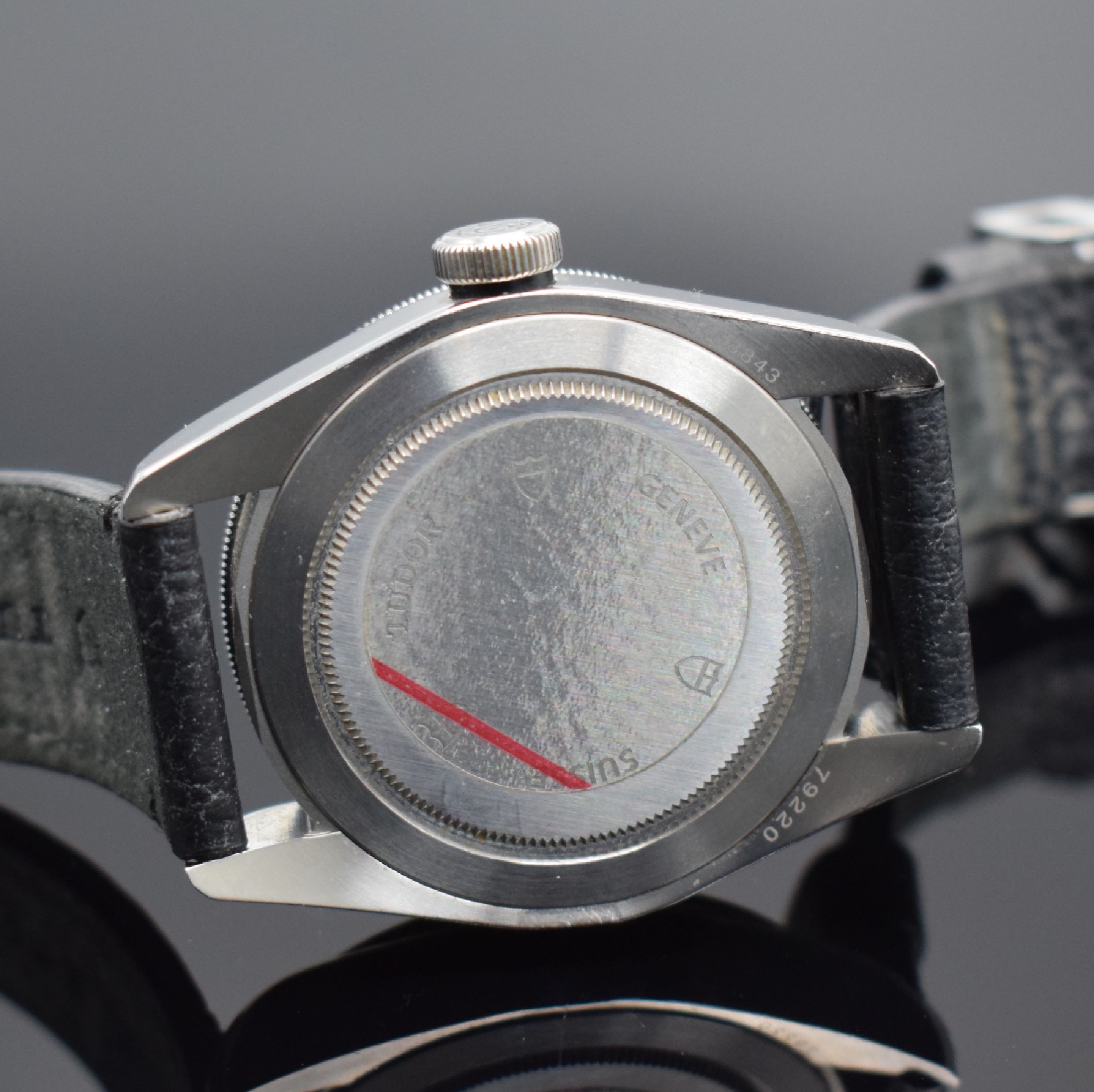 Detail d: TUDOR Herrenarmbanduhr Heritage Black Bay Referenz 79220N, Schweiz verk. lt. beil. orig. Garantiekarte 03/2018, Automatik, verschr. Edelstahlgeh. ...