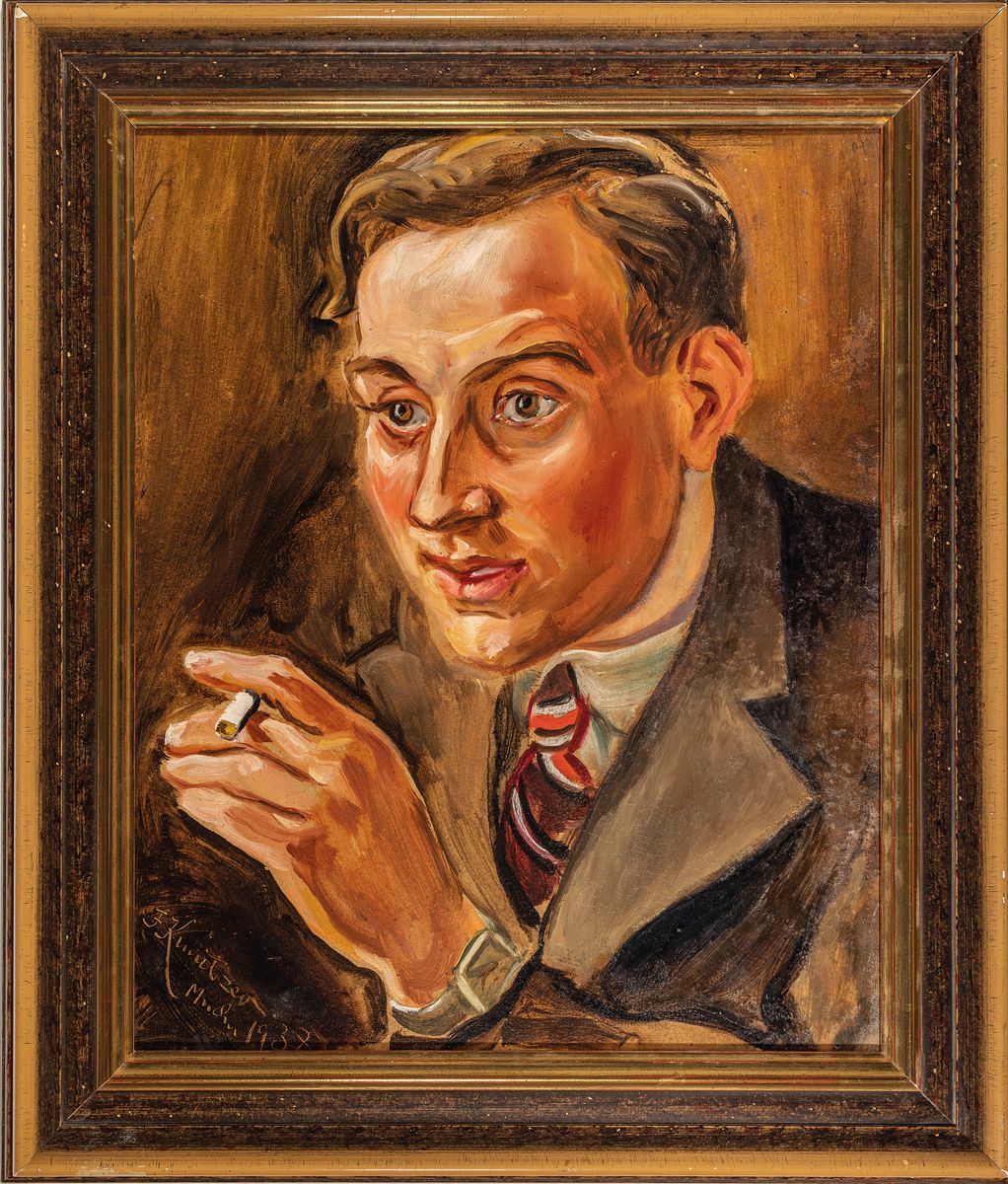 Detail k: Friedrich Kunitzer, 1907 Przedecz/Polen-1998 Kördorf, Studium an der Akademie Krakau und für kurze Zeit an der Preußischen Akademie der Künste ...