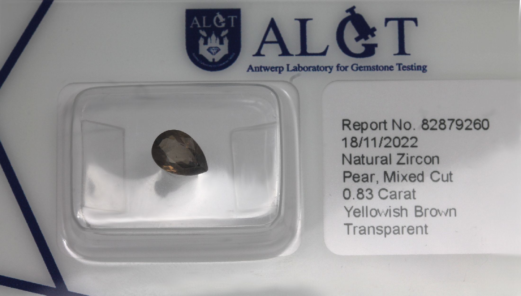 Detail b: Lot 5 lose Zirkone, zus. 11.78 ct, 1 x blau Treppenschliff 3.20 ct; 1 x blau ovalfacett. 2.58 ct; 1 x ovalfacett. 3.06 ct; 1 x ovalfacett. 2.11 ct; ...