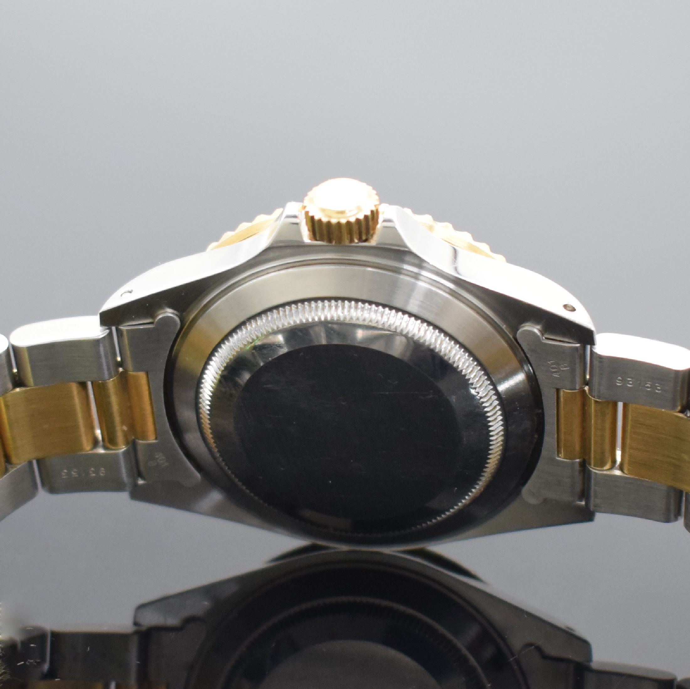Detail d: ROLEX Submariner Referenz 16613, Automatik, LC 100, U-Serie, Chronometer der Superlative in Stahl/Gold kombiniert inkl. Oysterband m. Faltschl. & ...