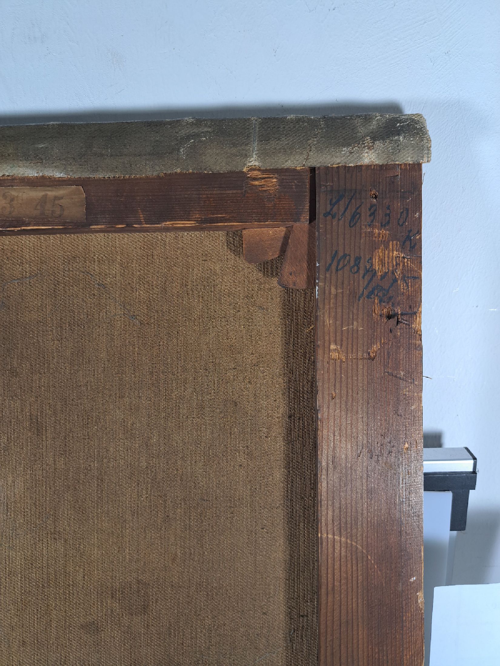 Detail j: Nathanael Sichel, 1844 Mainz-1907 Berlin, Studium an der Akademie Berlin, Porträt- und Historienmaler, hier: Bildnis einer Odaliske bzw. Orientalin ...