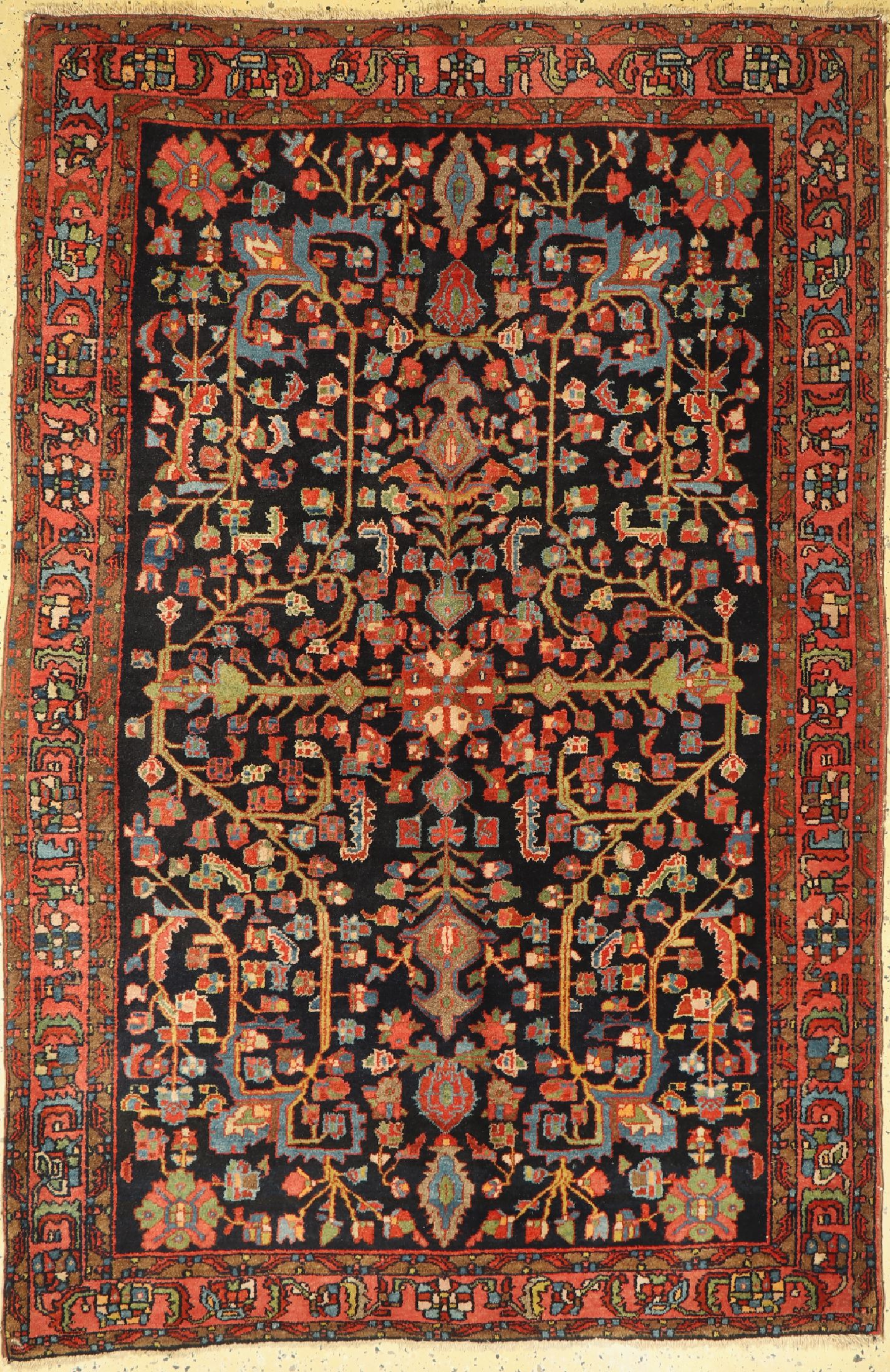 Sarogh alt, Persien, um 1940, Wolle auf Baumwolle, ca. 206 x 137 cm, EHZ: 2