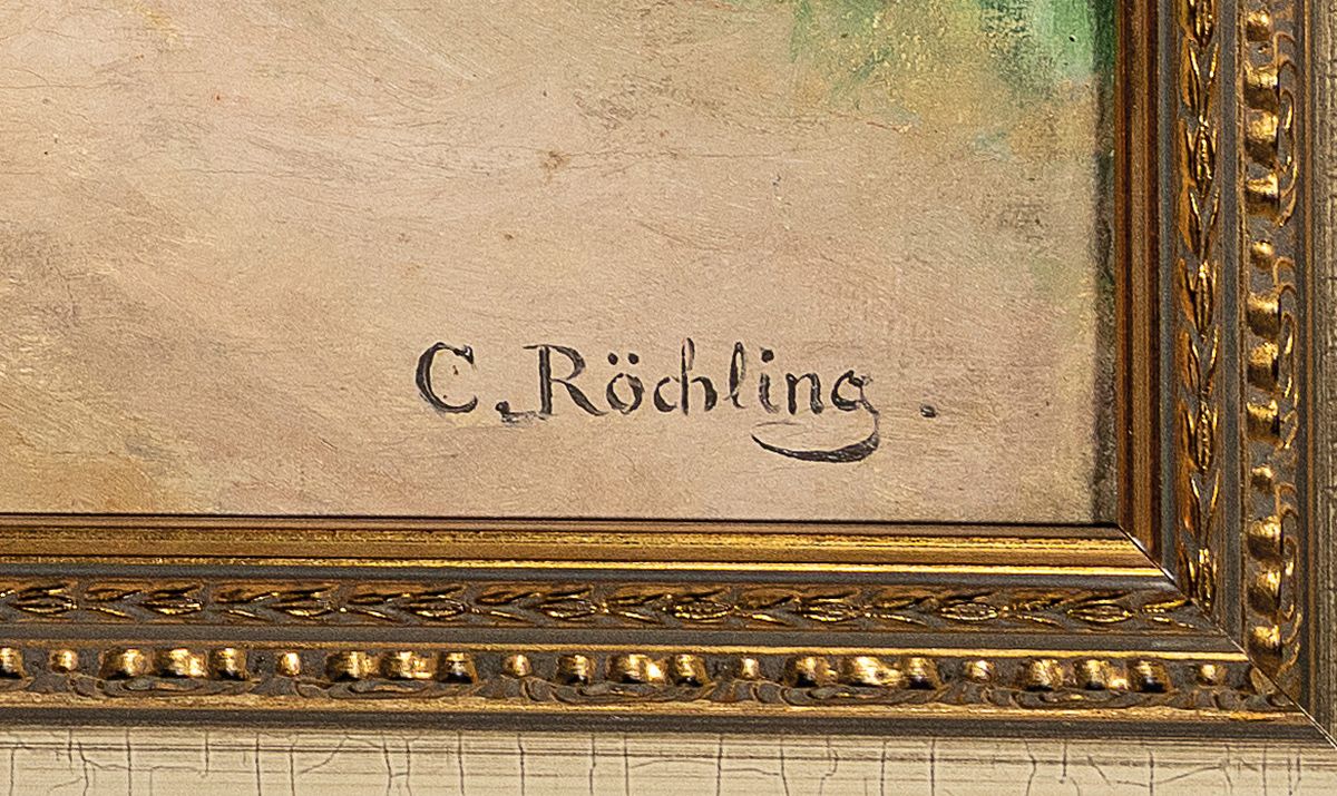 Detail a: Carl Röchling, 1855 Saarbrücken-1920 Berlin, Studium an der Kunstschule Karlsruhe und der Akademie Berlin, reüssierte v.a. in Schlachten- und ...