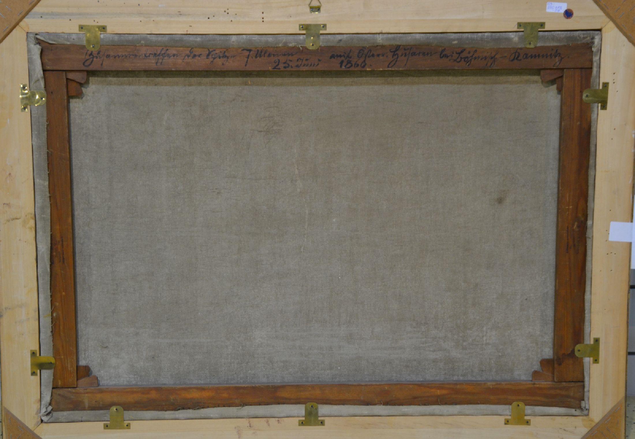 Detail f: Carl Röchling, 1855 Saarbrücken-1920 Berlin, Studium an der Kunstschule Karlsruhe und der Akademie Berlin, reüssierte v.a. in Schlachten- und ...