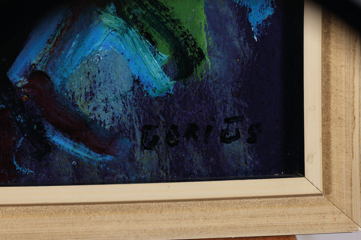 Detail c: Johann Wolfgang Gorius, 1932 Hagen - 2003 Saarbrücken, Studium an der Schule für Kunstund Handwerk Saarbrücken, Studien an der Ecoledes Beaux-Arts ...