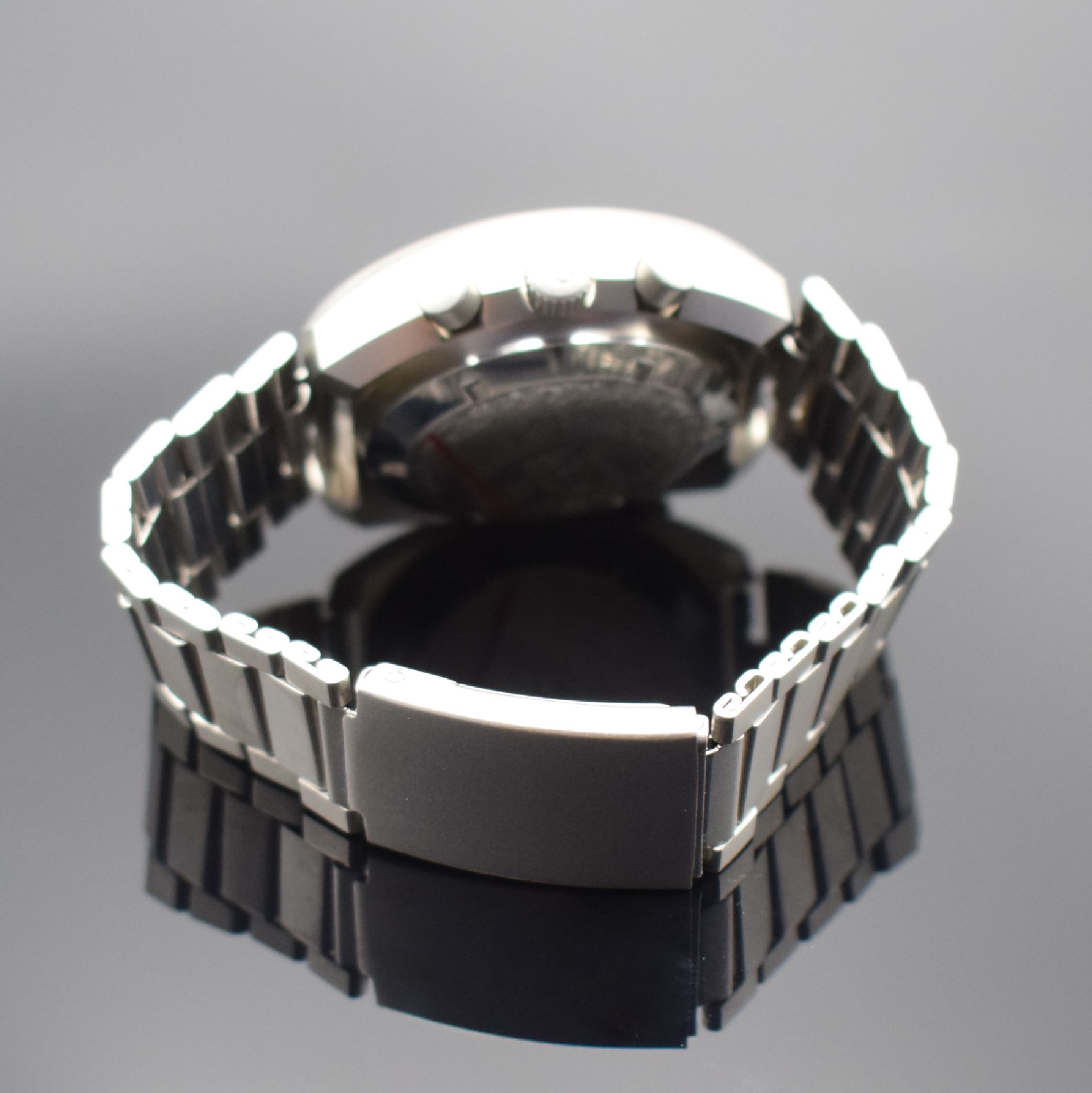 Detail b: SINN Herrenarmbanduhr mit Chronograph Referenz 140/42 anlässlich der ersten deutschen Spacelab Mission, Schweiz/Deutschland um 1990, Automatik, ...