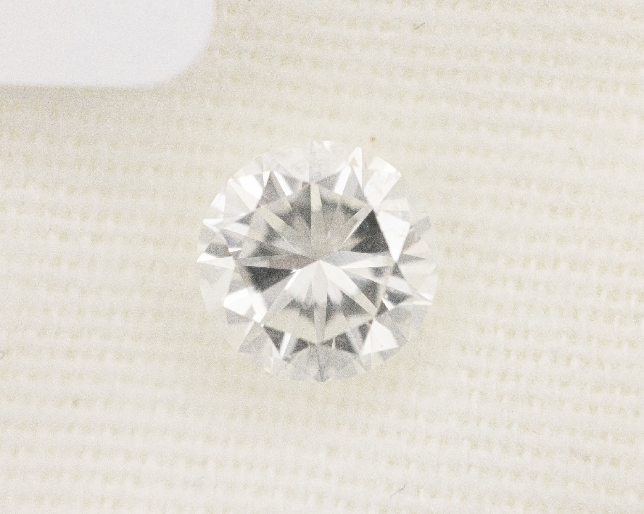 Loser Brillant 1.024 ct, feines Weiß/lupenrein mit Galia Expertise von 1978