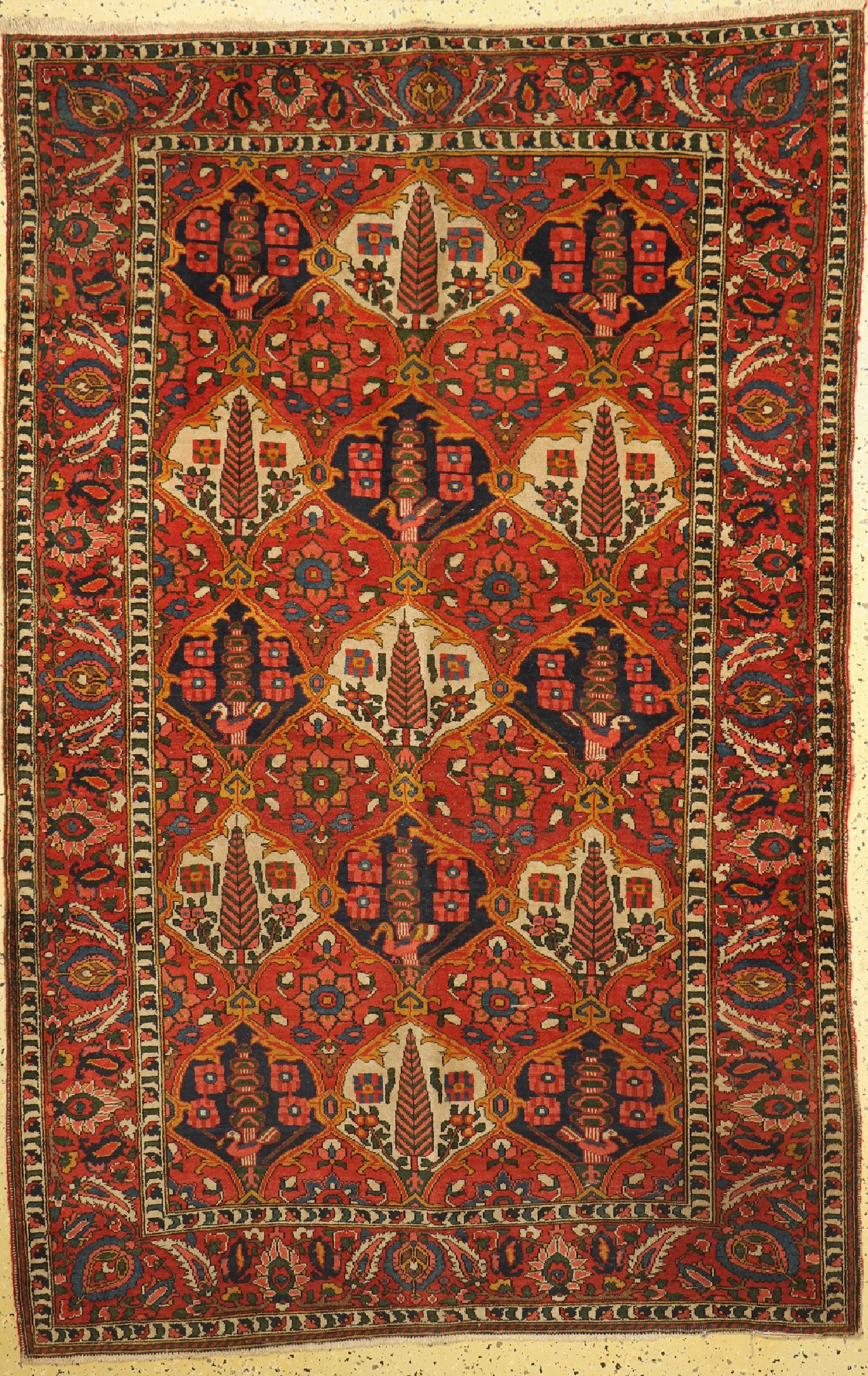 Bachtiar alt, Persien, um 1940, Wolle auf Baumwolle, ca. 225 x 145 cm, EHZ: 3