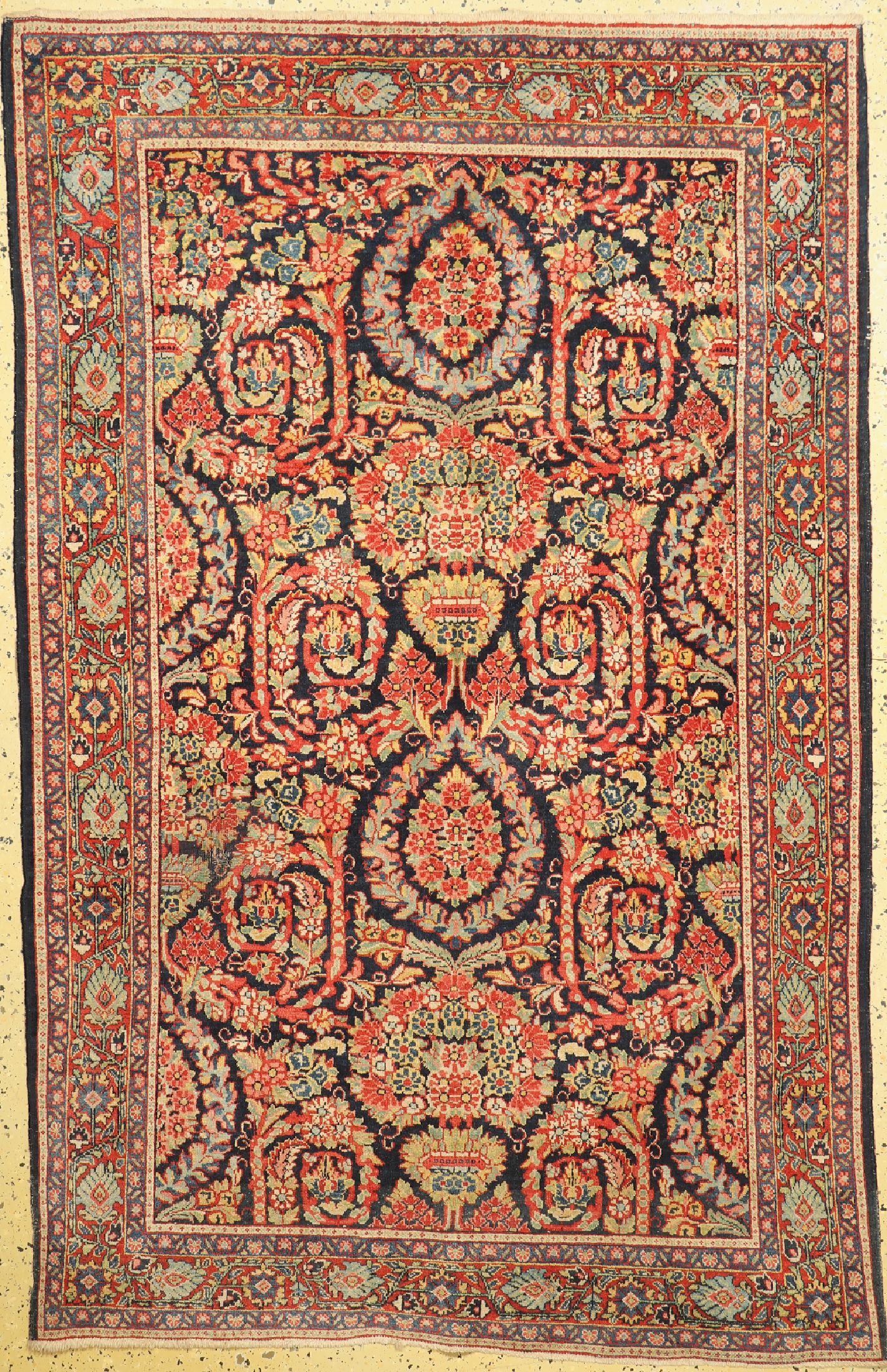 Sarogh Mahal, Persien, um 1930, Wolle auf Baumwolle, ca. 205 x 133 cm, EHZ: 3