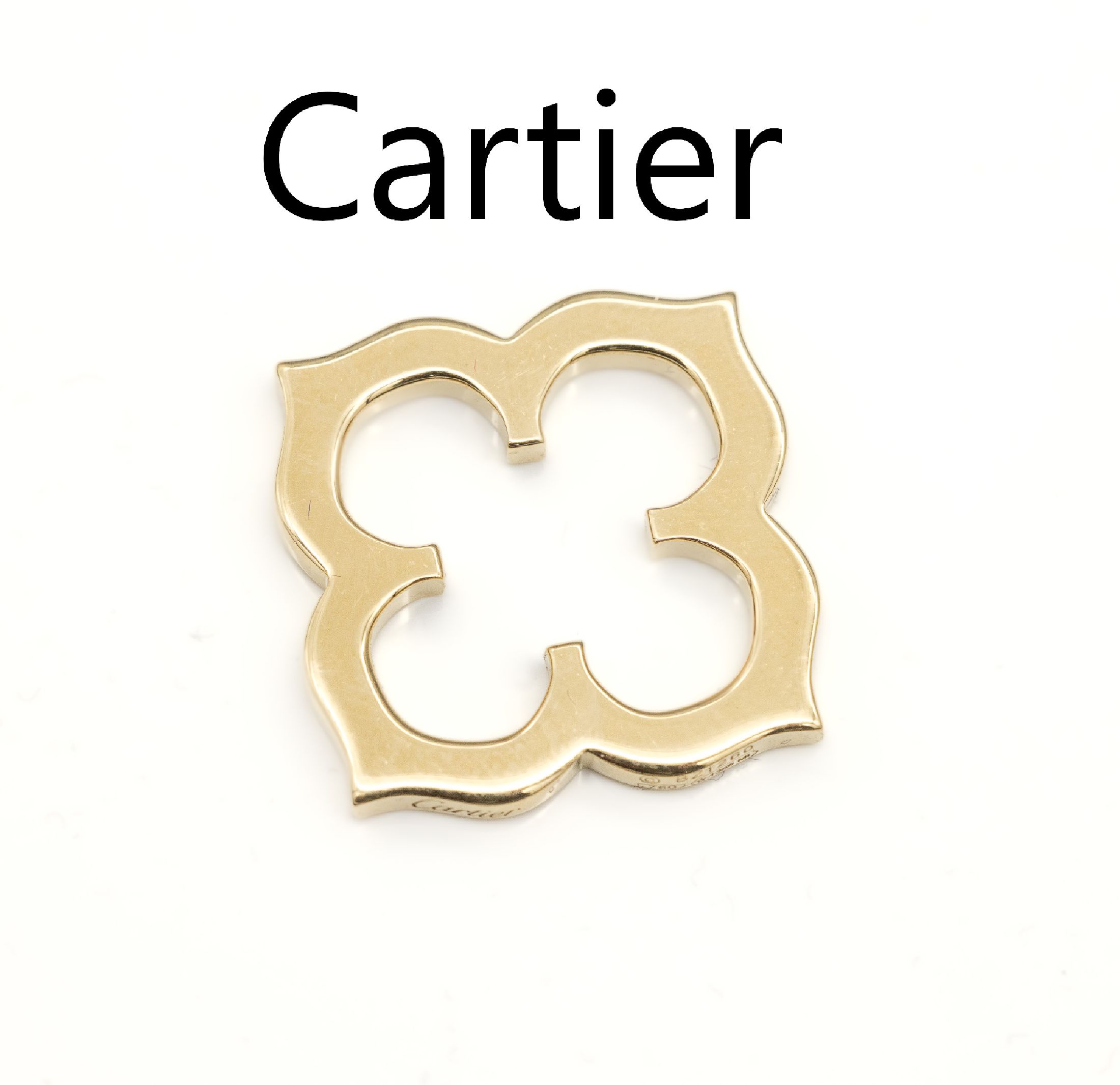 18 kt Gold CARTIER-Quatrefoil-Anhänger, GG 750/000, sign. und num., ca. 8.8 g