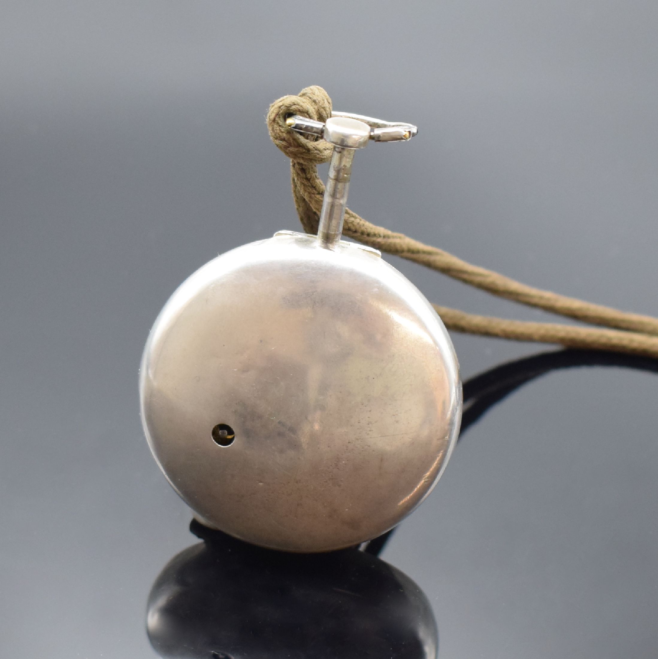 Detail f: G. PRIOR große 4 Gehäuse Spindeltaschenuhr, England für den osmanischen Markt um 1820, Schlüsselaufzug, glattes Geh. und Übergeh. in Silber ...