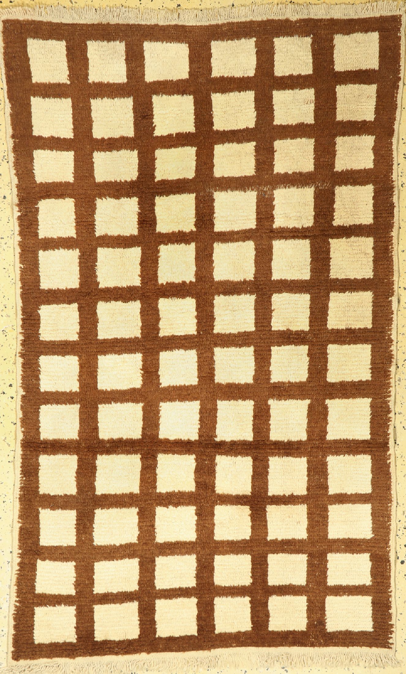 Tülü Schlafteppich, Türkei, um 1950, Wolle auf Wolle, ca. 181 x 110 cm, EHZ:2