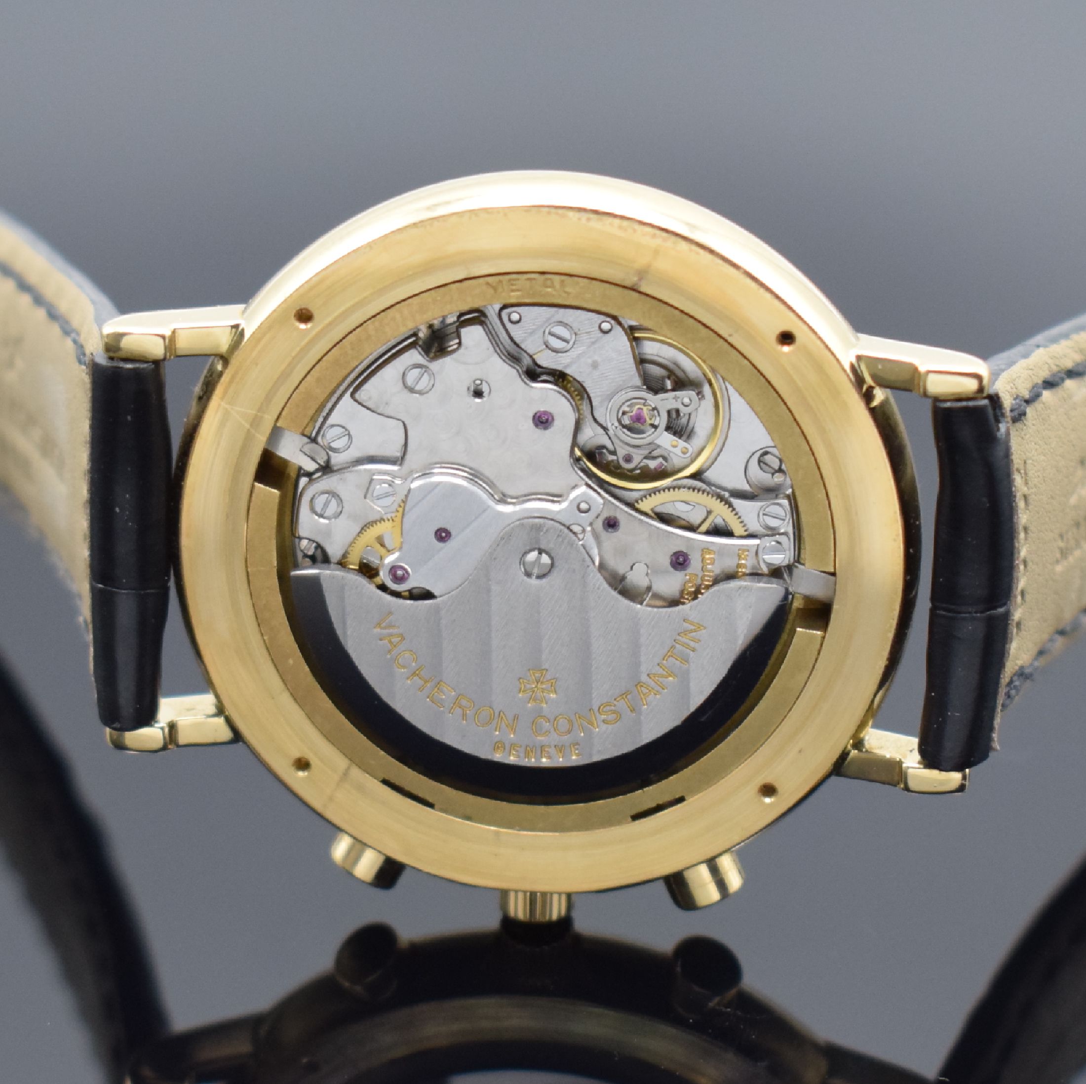 Detail g: VACHERON & CONSTANTIN Armbandchronograph aus der "Les Complications" Kollektion in GG 750/000, Automatik, 2-teil. Geh. inkl. orig. ...
