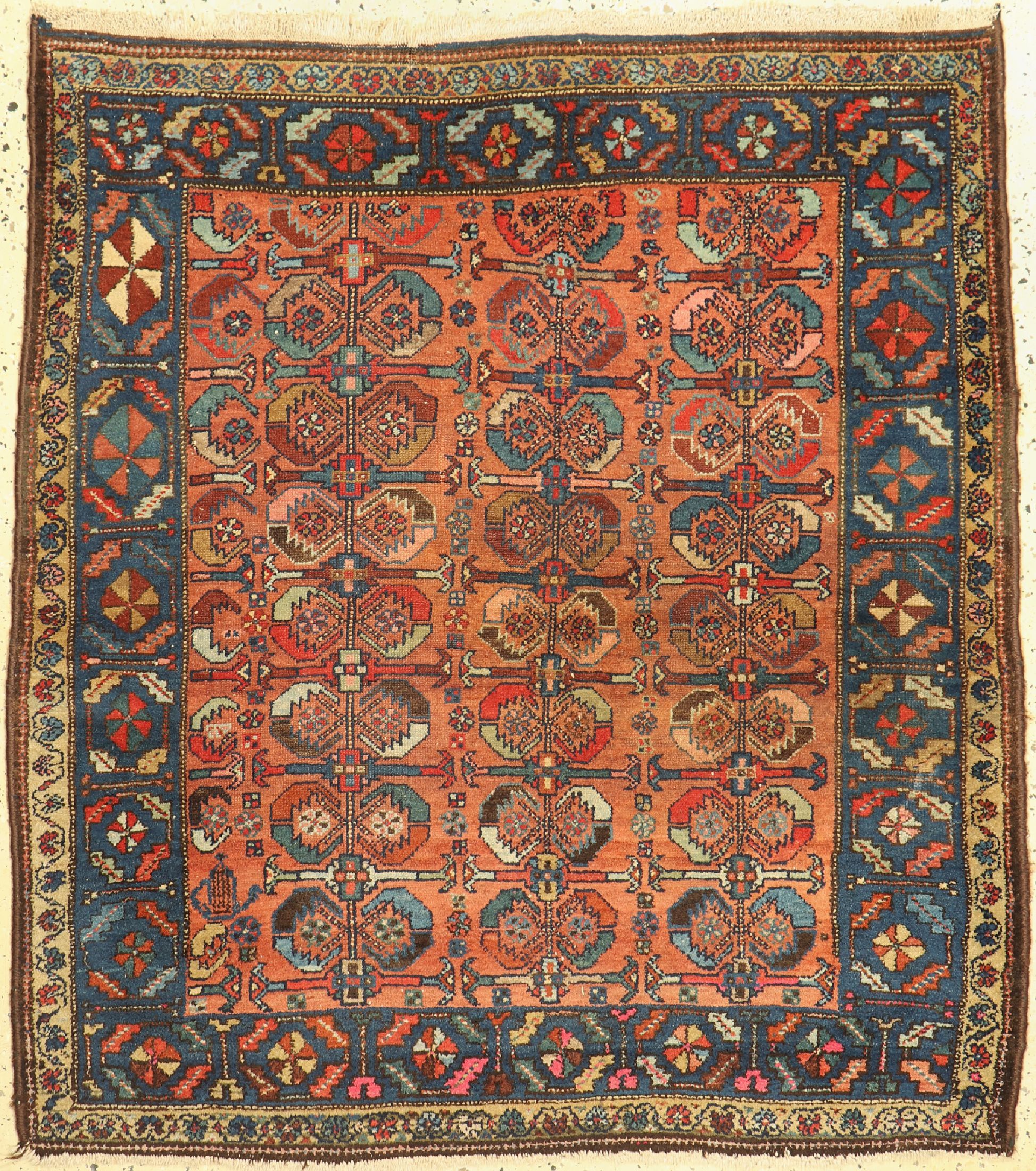 Enjelas alt, Persien, um 1920/1930, Wolle auf Baumwolle, ca. 133 x 119 cm, EHZ: 2