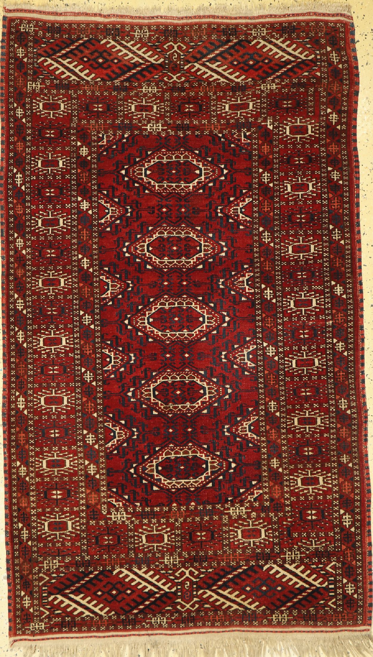 Yomud alt, Turkmenistan, um 1920/1930, Wolle auf Wolle, ca. 175 x 105 cm, EHZ: 2
