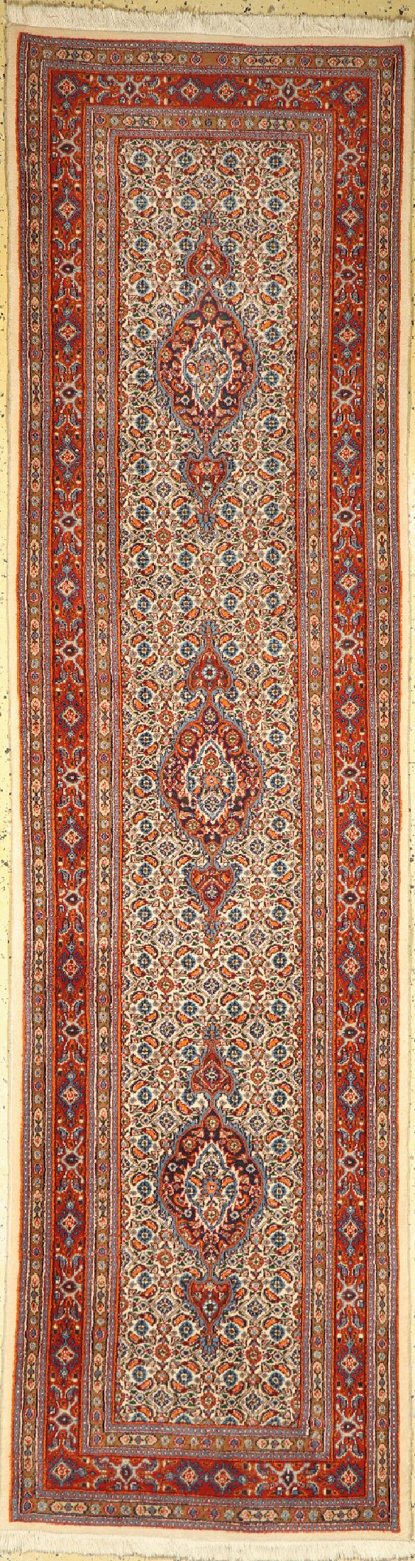 Mud fein, Persien, ca. 40 Jahre, Korkwolle,ca. 295 x 80 cm, EHZ: 1-2