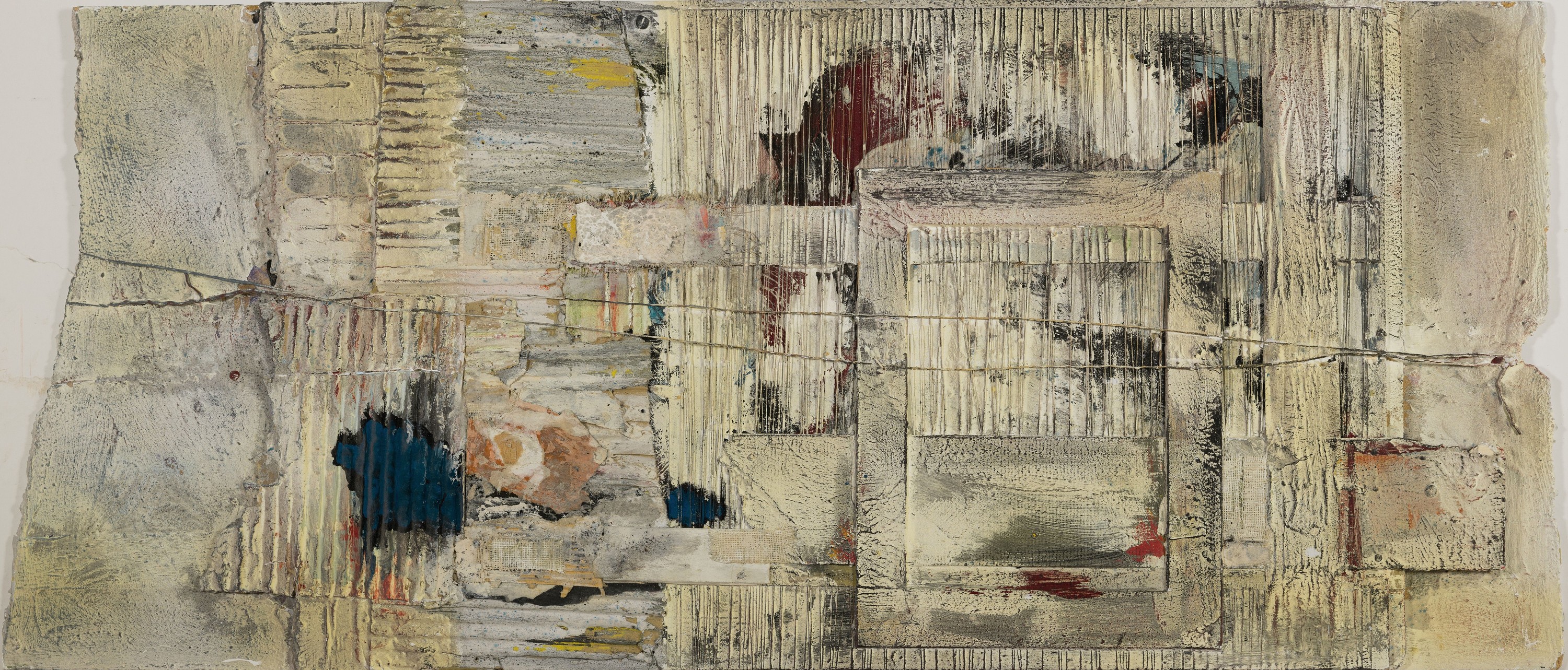 Rudi Baerwind, 1910-1982 Mannheim, Studium an den Akademien Berlin, München und Paris, war Schüler von Fernand Leger, hier: Collage aus Holz, ...