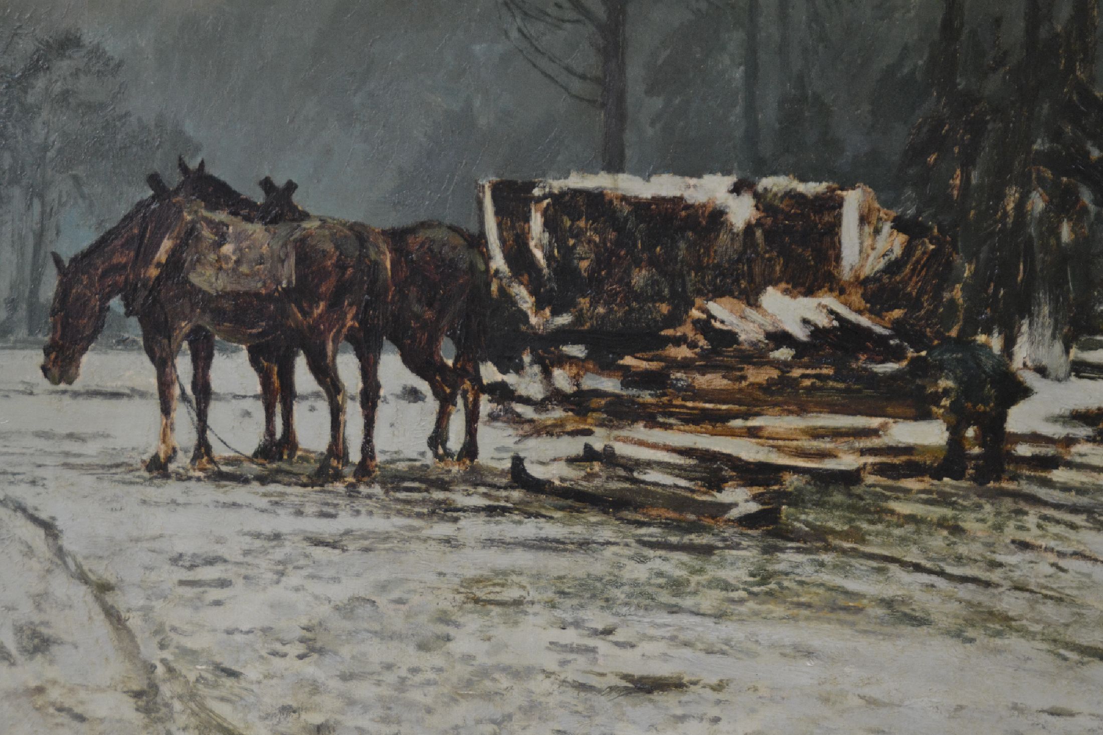 Detail b: Max Clarenbach, 1880 Neuss - 1952 Wittlaer, frühe Förderung durch Andreas Achenbach und Aufnahme in die Elementarklasse an der Akademie ...
