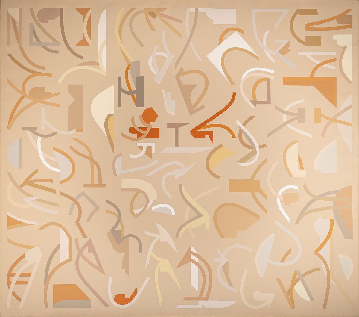 Michael Bette, 1942 Posen - 2022 Berlin, "Florenz", Tempera/Leinwand, rückseitig handsigniert und betitelt, 119 x 105 cm die Echtheit ...
