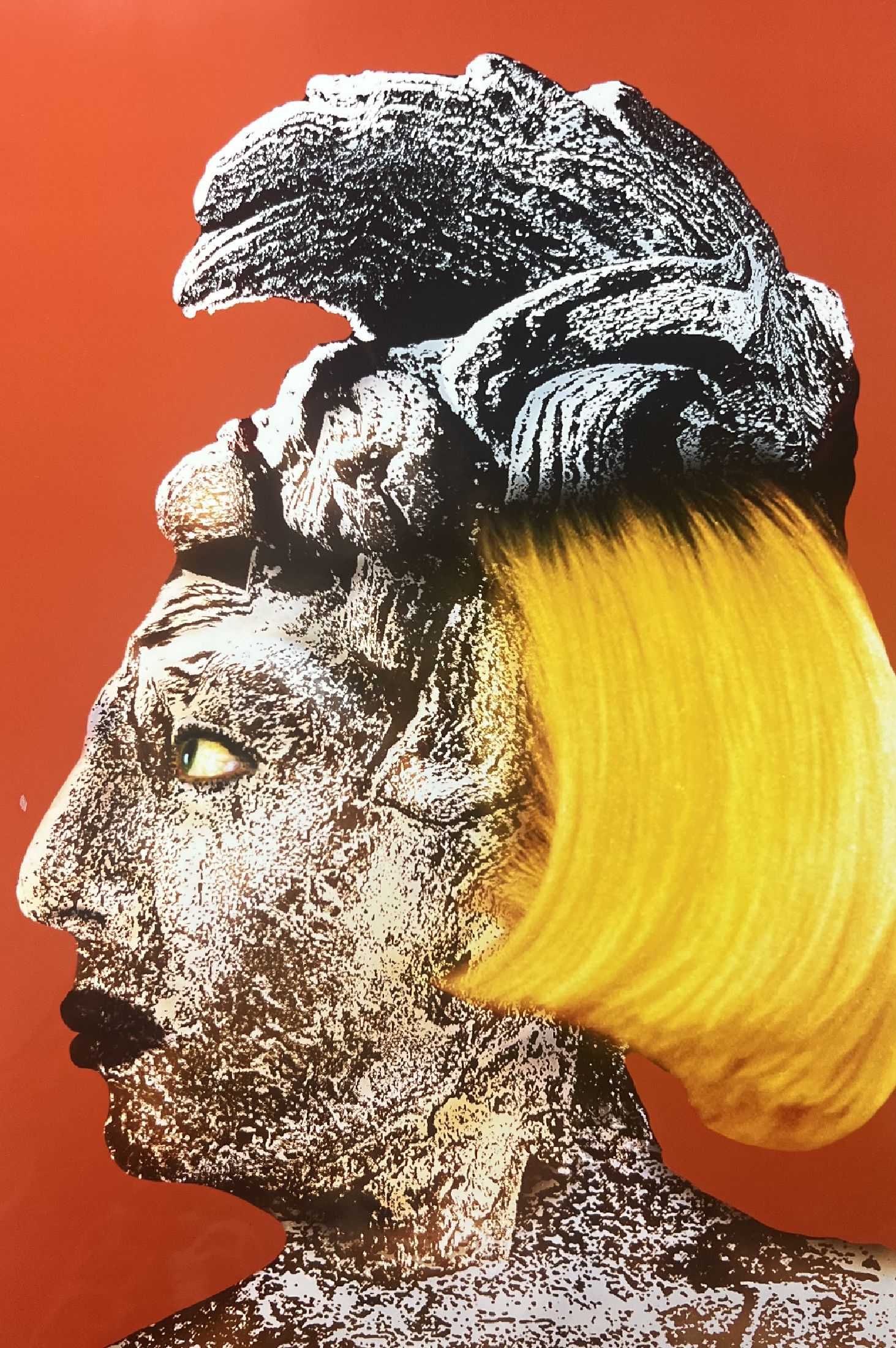 Detail c: Orlan, geb. 1947 6 Fotografien, Cibachrome-Abzug auf dickem PE-Papier, rückseitig jeweils handsigniert, Titel: Refiguration, aus 1997, Blattgr. je ...