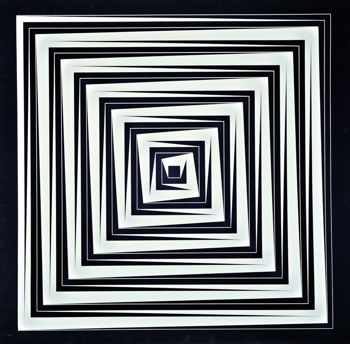 Detail k: Marcello Morandini, geb. 1940, Siebdruck auf Karton, "geometrische Komposition", re. u. handsigniert und datiert 1974, Blattgr. 68.5 x 68.5 ...
