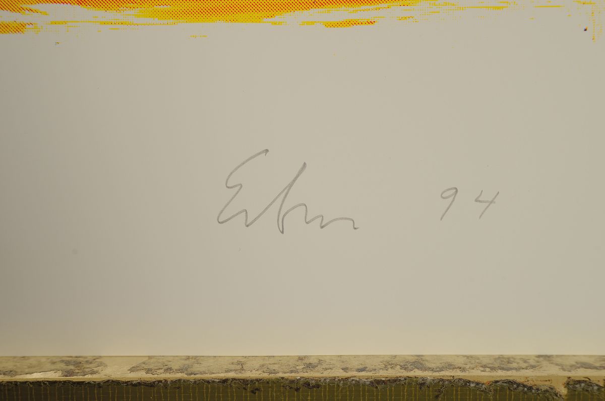 Detail a: Ulrich Erben, geb. 1950 Düsseldorf, Offset, handsigniert, aus 1994, num. 30/35, 84 x 59.5 cm