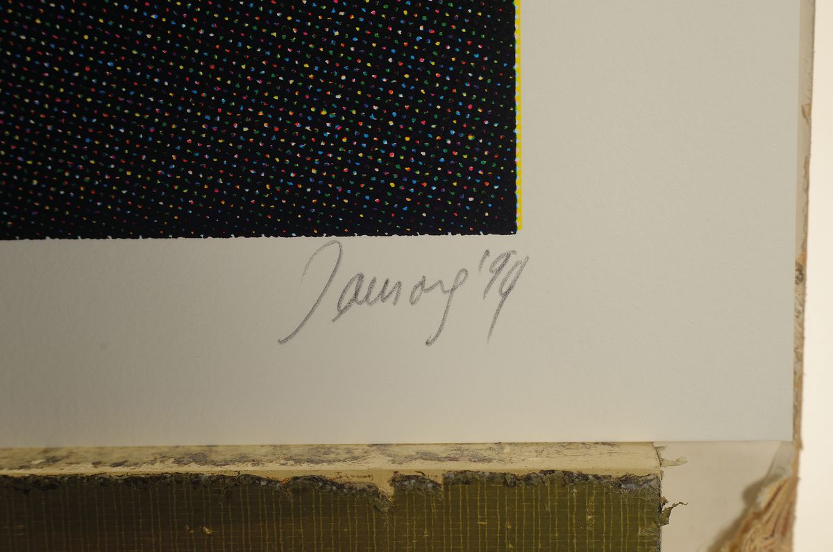 Detail a: Joachim Jansong, geb. 1941, Offset, handsigniert, aus 1994, num. 30/35, 84 x 59.5 cm