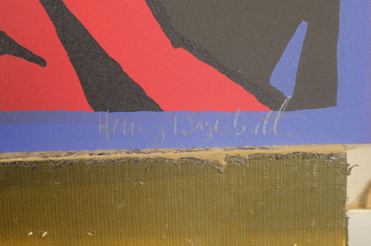 Detail a: Henning Wagenbrecht, geb. 1962 Eberswalde, Offset, handsigniert, aus 1995, num. 20/35, 84 x 59.5 cm, Grafiker und Comic- Zeichner