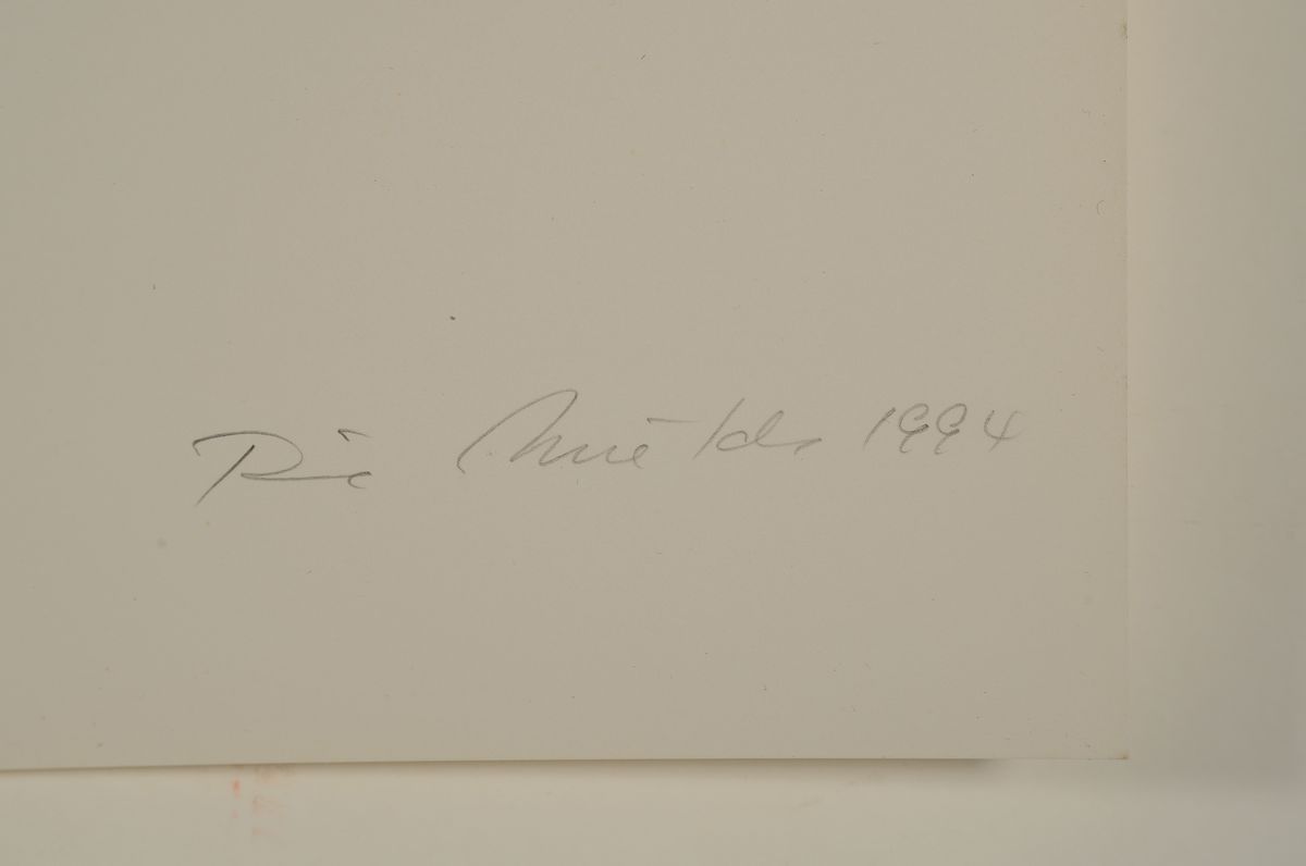 Detail a: Rune Mields, geb. 1935 Münster, Offset, handsigniert, datiert 1994, num. 20/35, 84 x 59.5 cm, Rune Mields lebt in Köln, sie war Mitbegründerin des ...