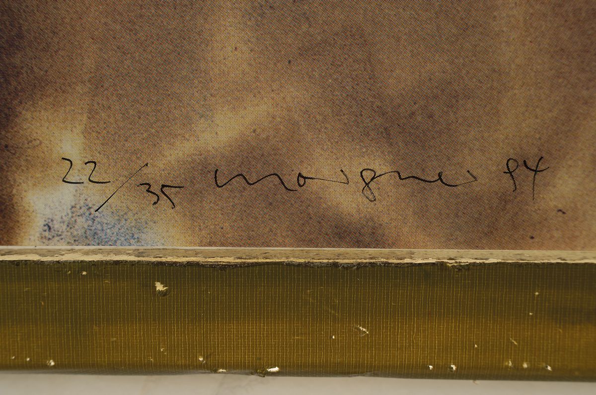 Detail a: Michael Morgner, geb. 1942 Chemnitz, Offset, handsigniert, aus 1995. "Ecce Homo", 22/35, 84 x 59.5 cm