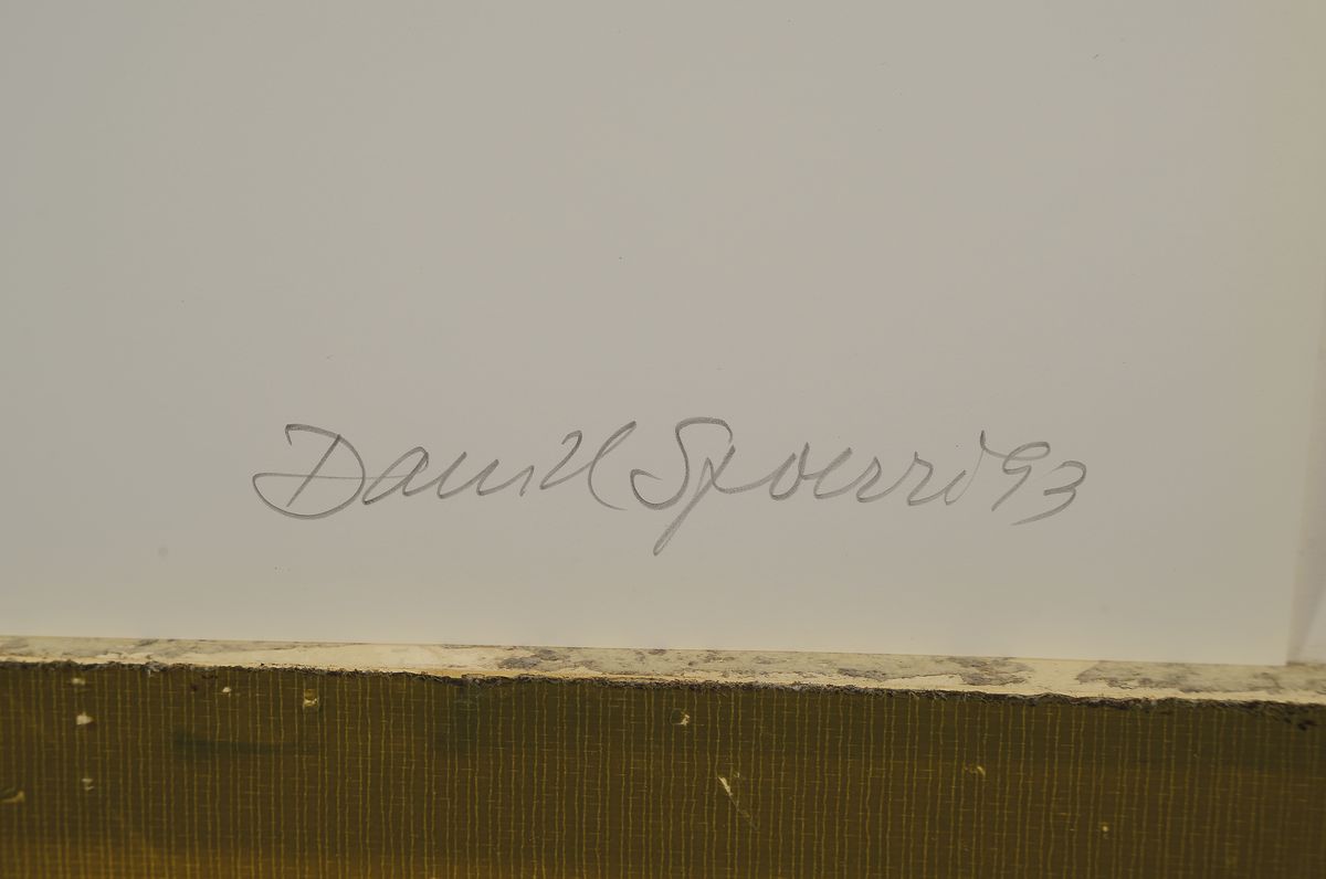 Detail a: Daniel Spoerri, geb. 1930 Galti/Rumänien, Offset, handsigniert, aus 1993 num. 20/35, 84 x 59.5 cm, Daniel Spoerri ist ein schweizer bildender ...