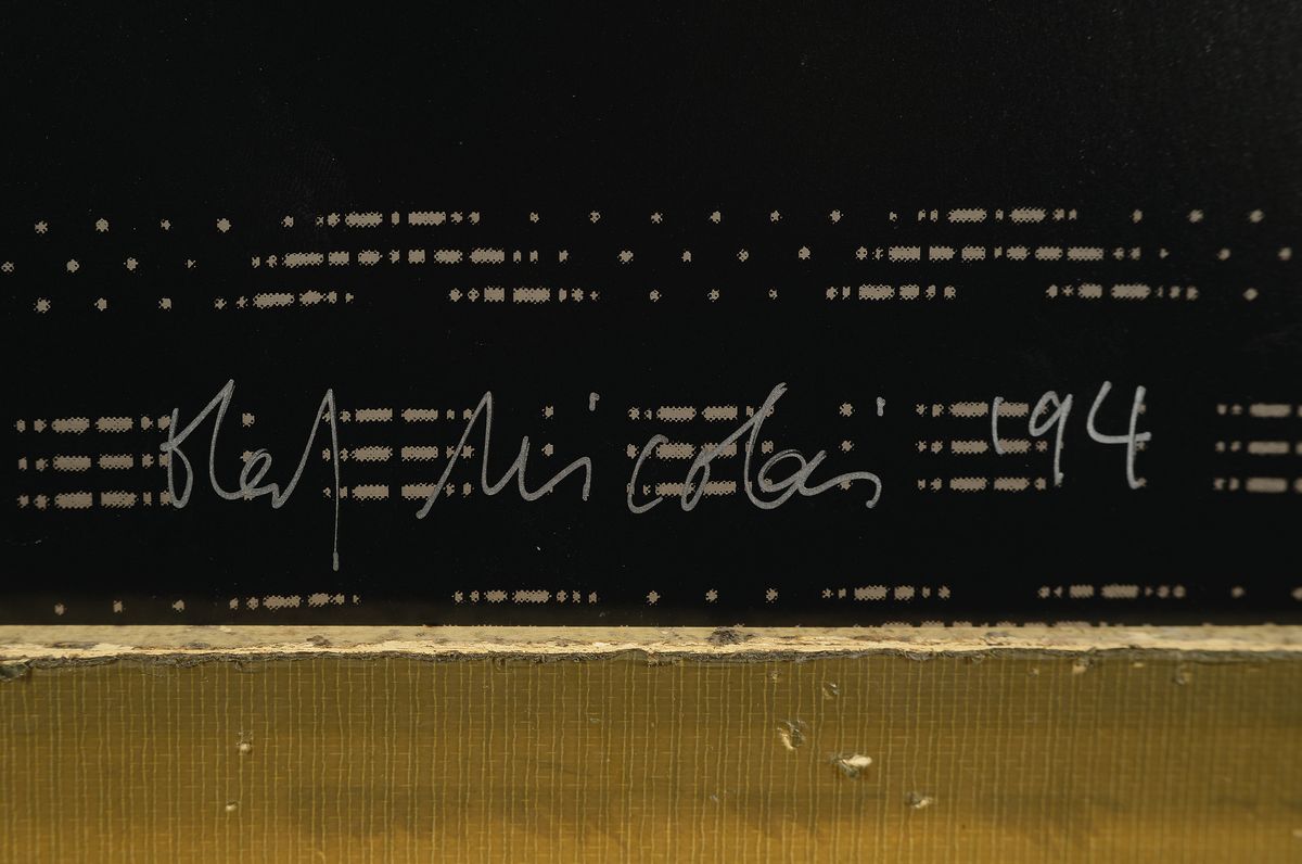Detail a: Olaf Nicolai, geb. 1962 Halle an der Saale, Offset, handsigniert, aus 1995, num. 20/35, 84 x 59.5 cm