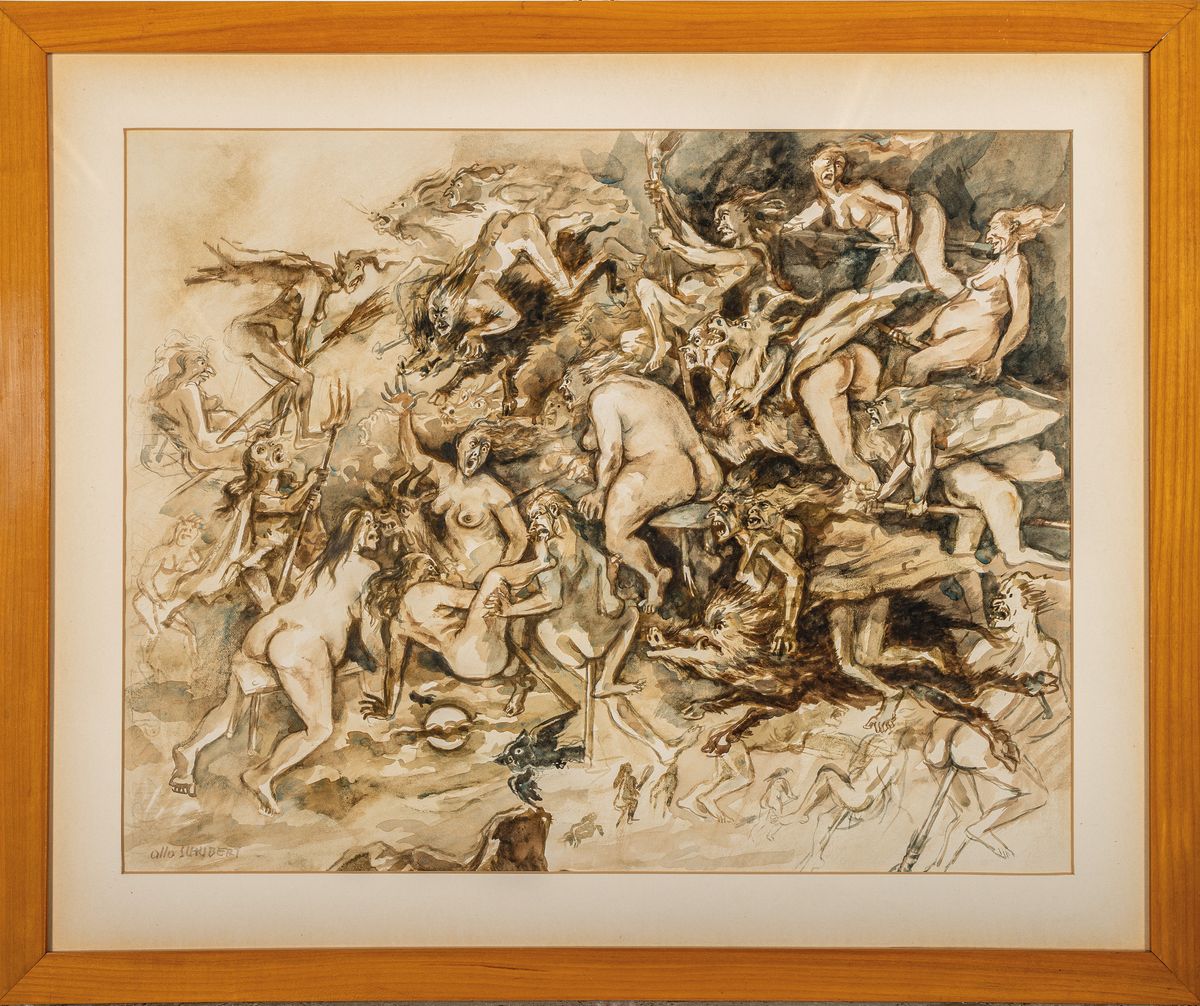 Detail k: Otto Schubert, 1892 Dresden-1970, Studium ander Kunstgewerbeschule Dresden, tätig als Bühnenmaler am Hoftheater Dresden, Gründungsmitglied der ...