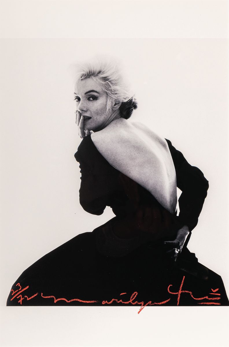 Bert Stern, 1929 - 2013 New York, Marilyn in Dior-Dress, Fotografie auf dickem mattem Fotopapier, hochwertiger Pigment-Druck vom Künstler ...