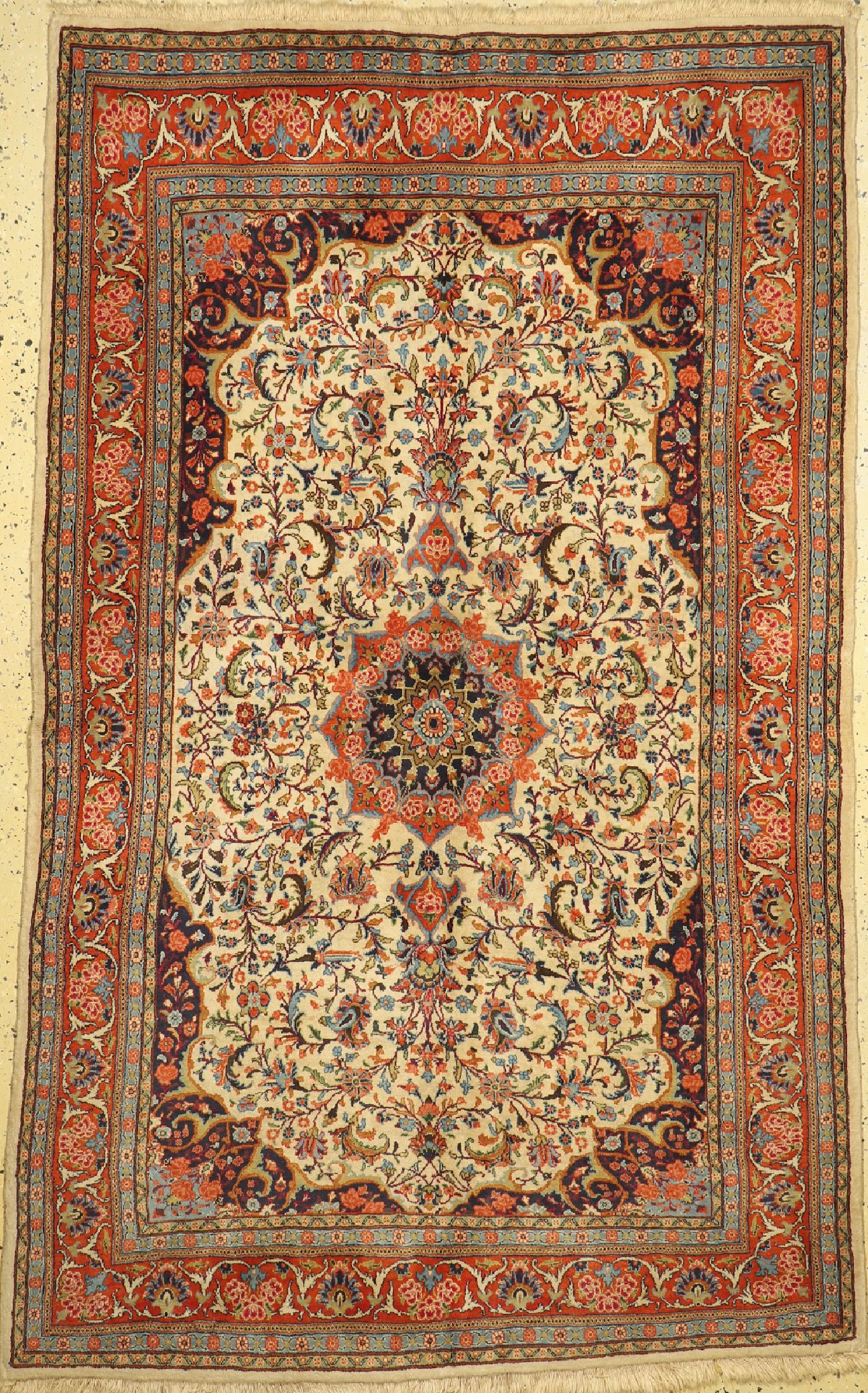Bidjar alt, Persien, um 1950, Korkwolle aufBaumwolle, ca. 230 x 145 cm, EHZ: 2(verschmutzt)