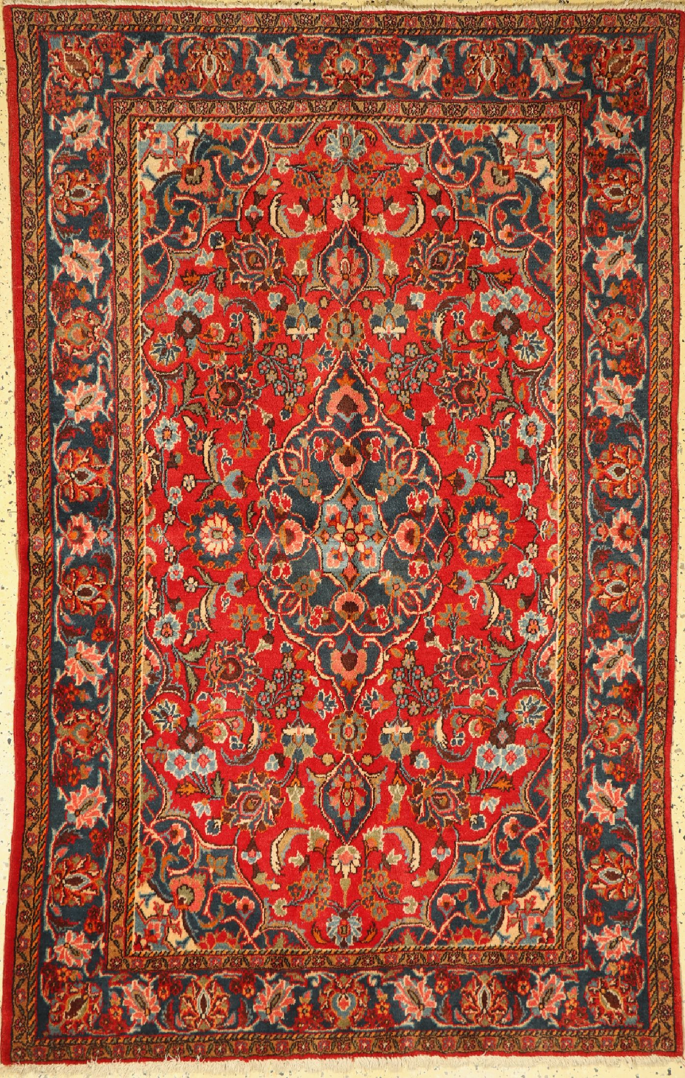 Keschan alt, Persien, um 1960, Wolle auf Baumwolle, ca. 200 x 130 cm, EHZ: 2