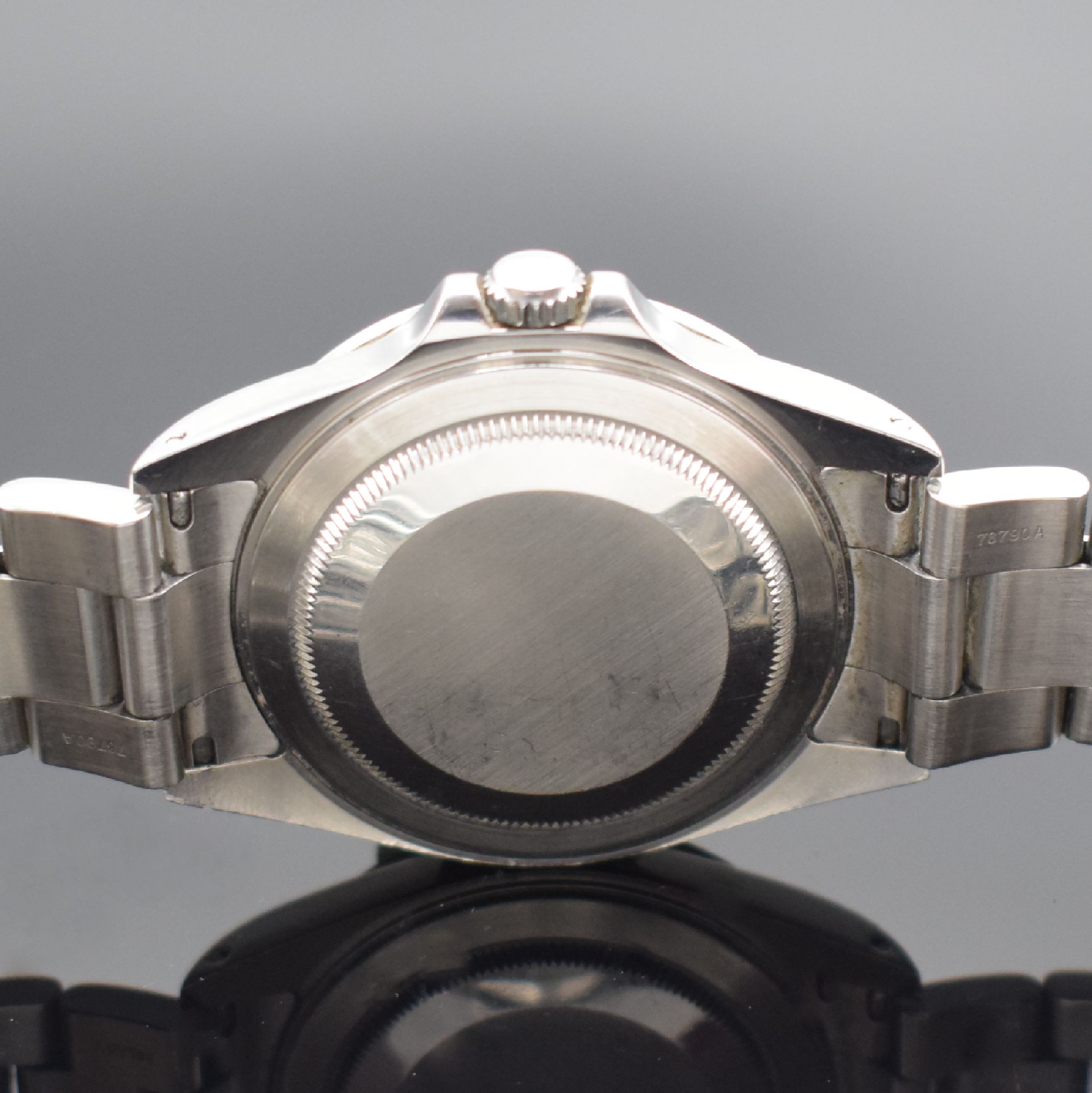 Detail d: ROLEX Herrenarmbanduhr Oyster Perpetual Date Explorer II Referenz 16570, Automatik, K-Serie, LC 100, Chronometer der Superlative in Edelstahl inkl. ...